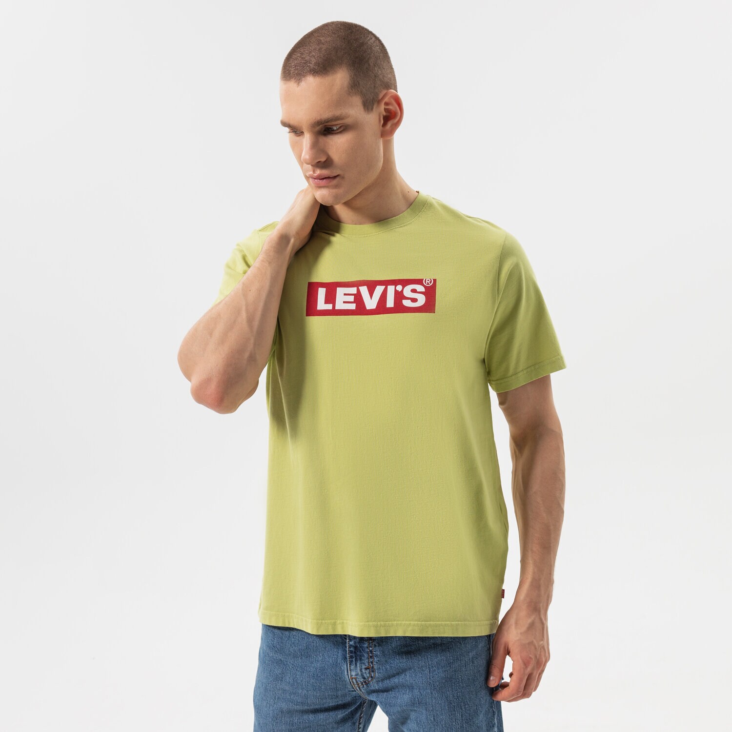 pánské tričko LEVI'S TRIČKO SS RELAXED FIT TEE 16143-0549 ZELENÁ