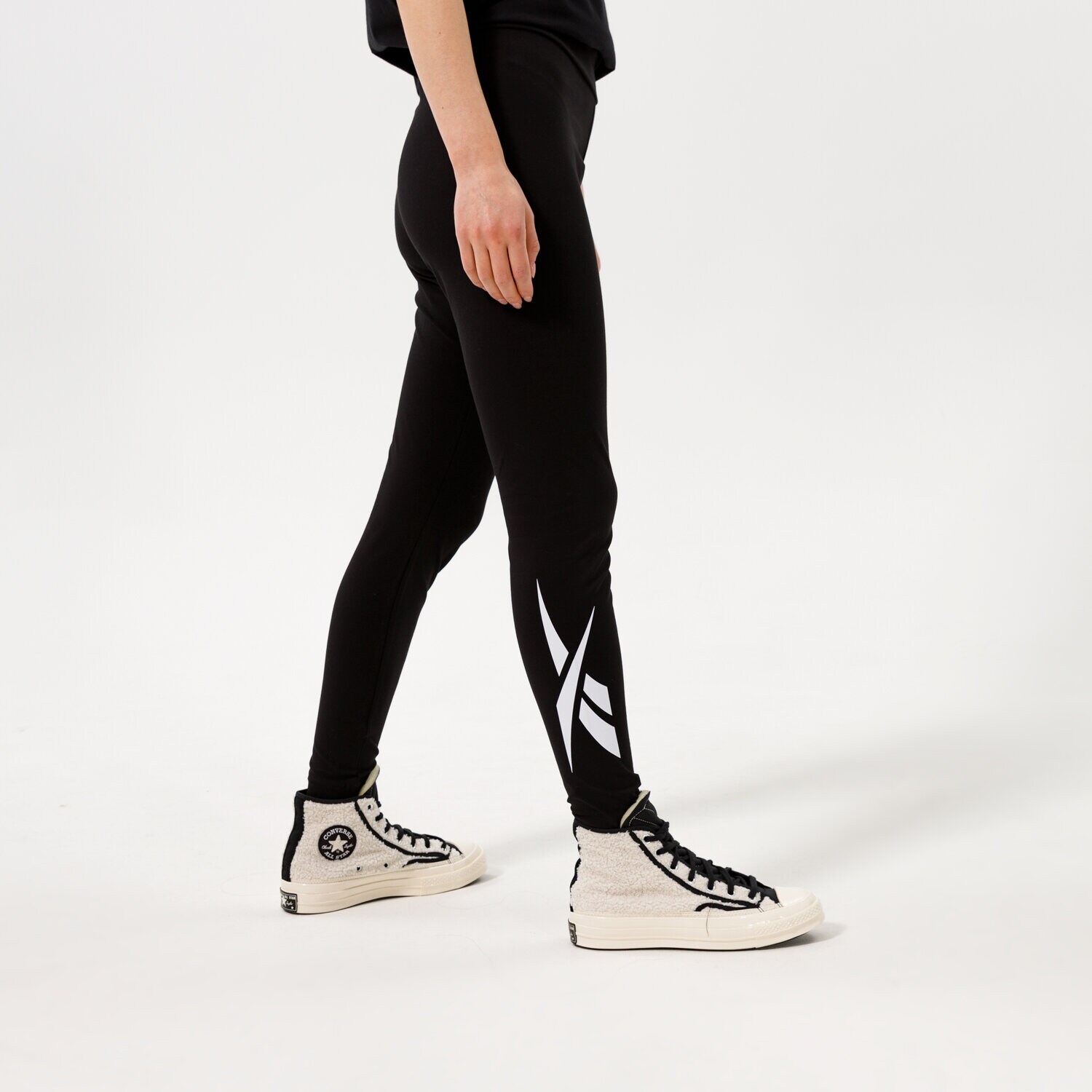 dámské kalhoty REEBOK KALHOTY  CL PF LOGO LEGGING H41357 ČERNÁ