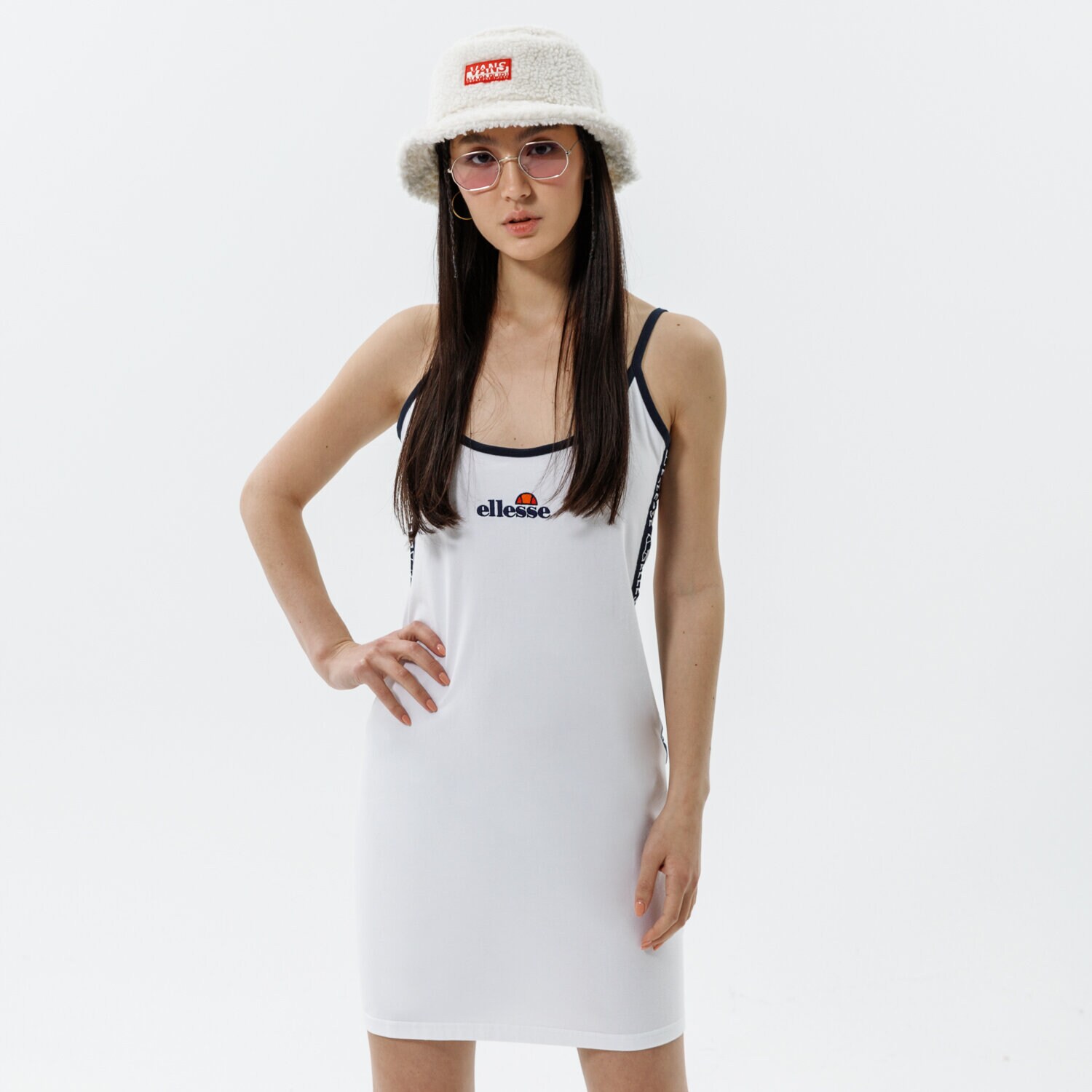 dámské šaty ELLESSE ŠATY MONDAE DRESS WHT SGJ12893908 BÍLÁ