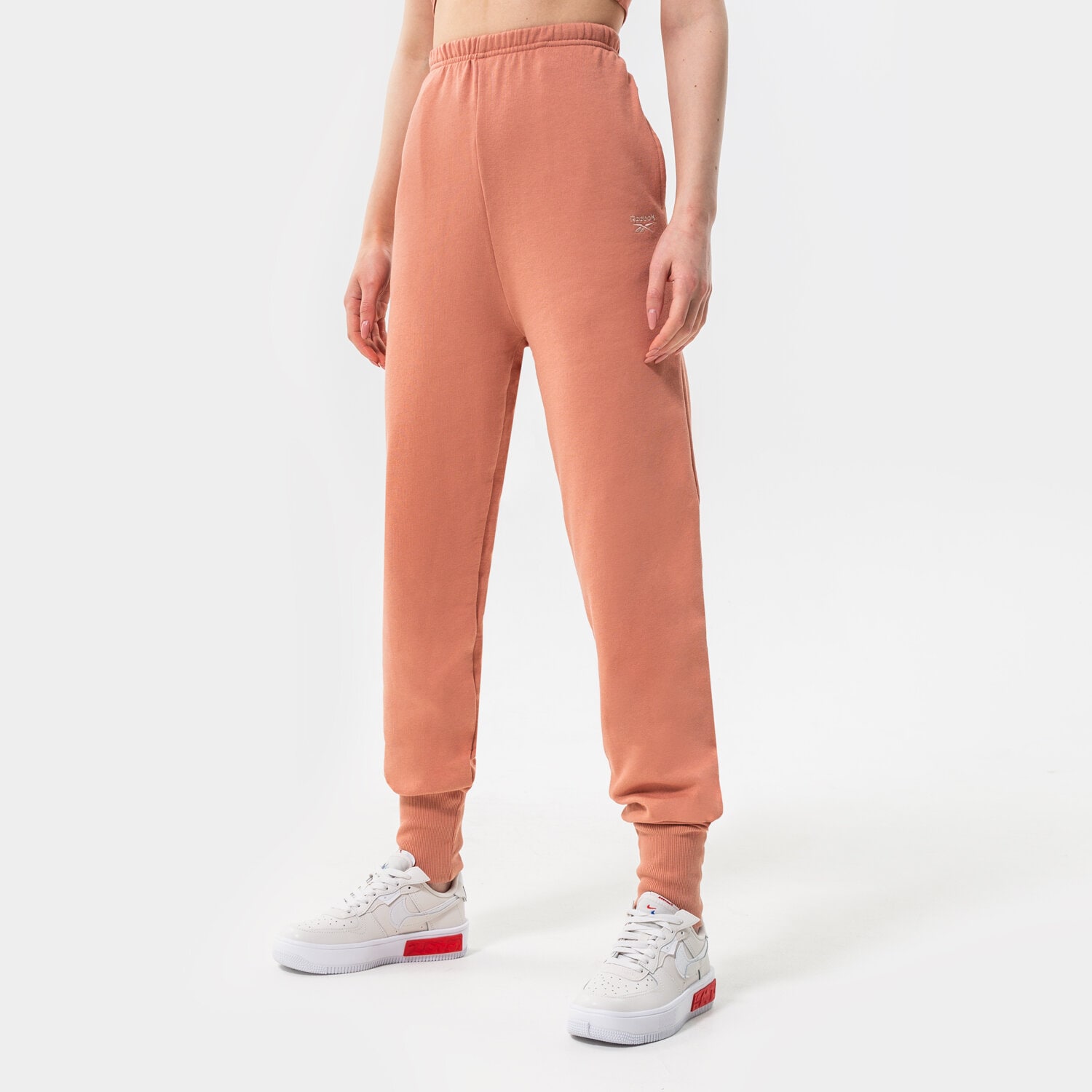 dámské kalhoty REEBOK KALHOTY  CL WDE COZY FT PANT H49234 RŮŽOVÁ