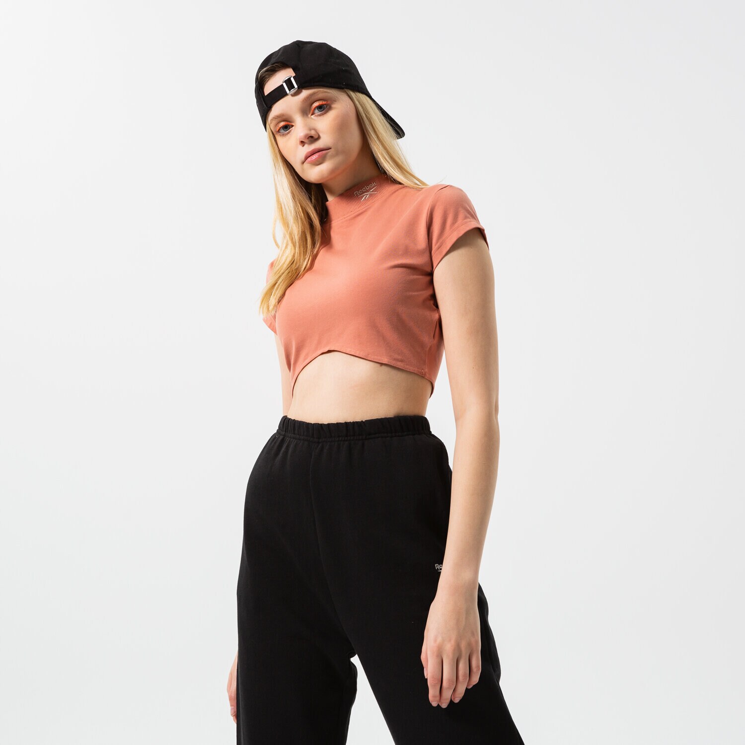 dámské tričko REEBOK TRIČKO CL WDE TIGHT SS TOP HB8653 ORANŽOVÁ