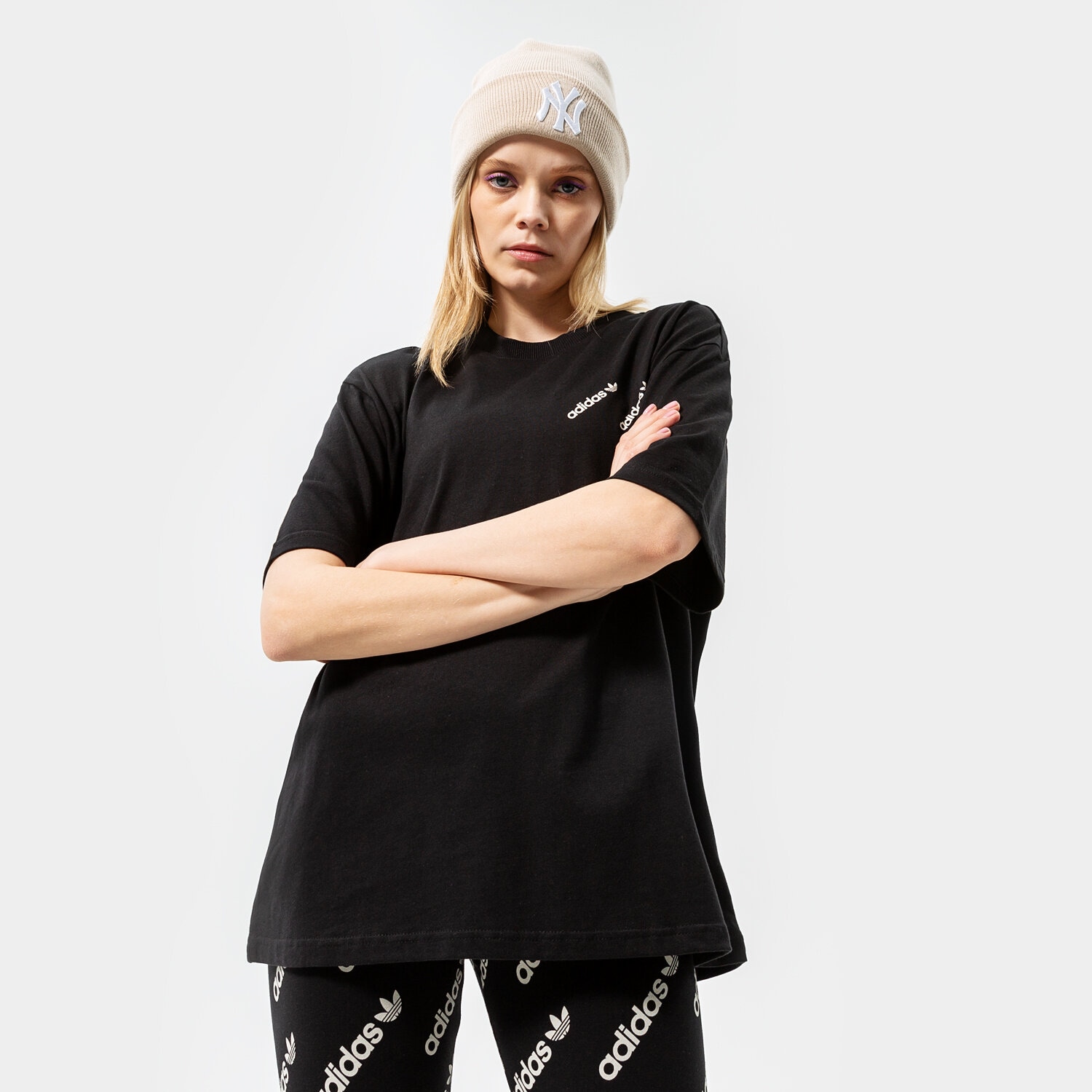 dámské tričko ADIDAS TRIČKO TEE HM4879 ČERNÁ