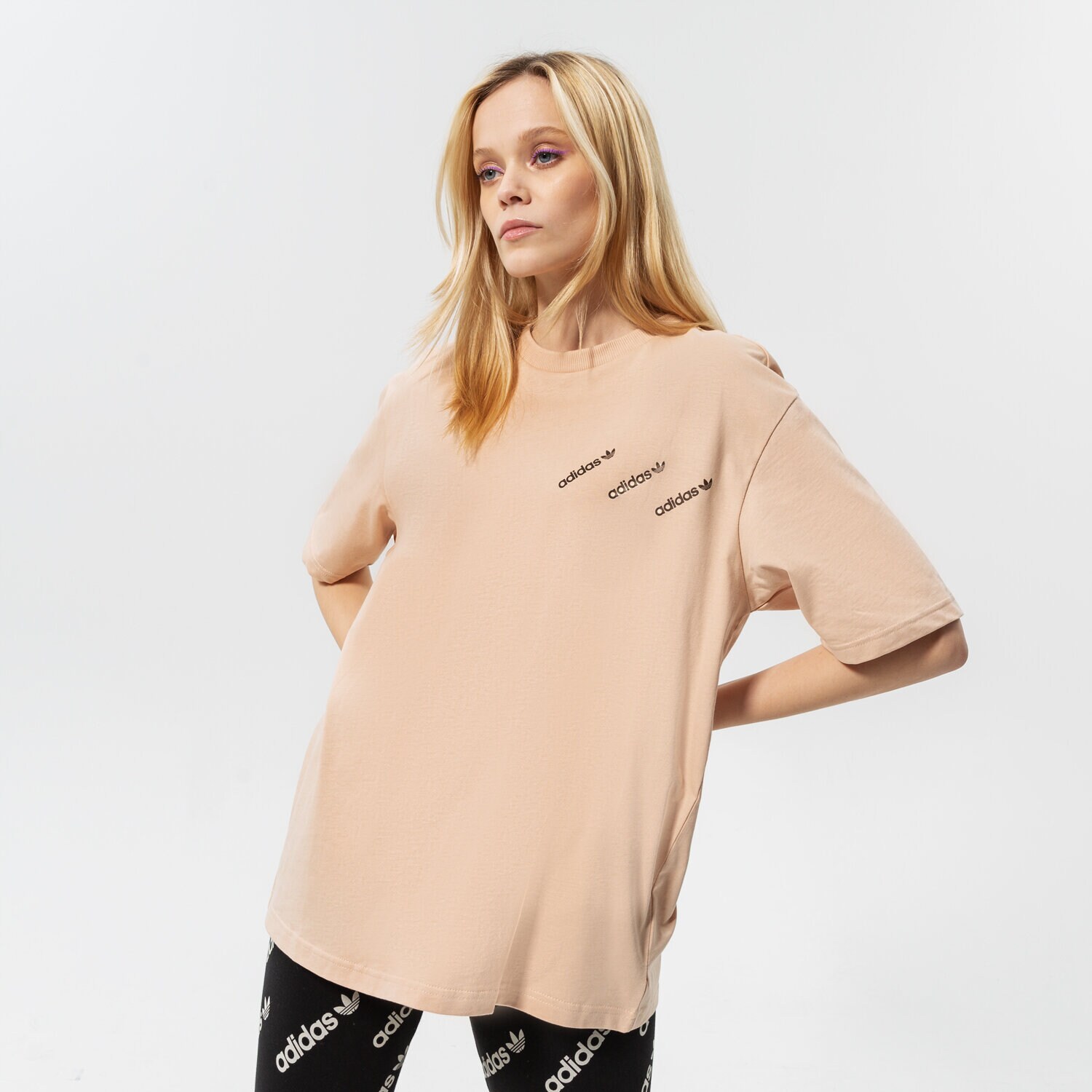 dámské tričko ADIDAS TRIČKO TEE HM4878 BÉŽOVÁ
