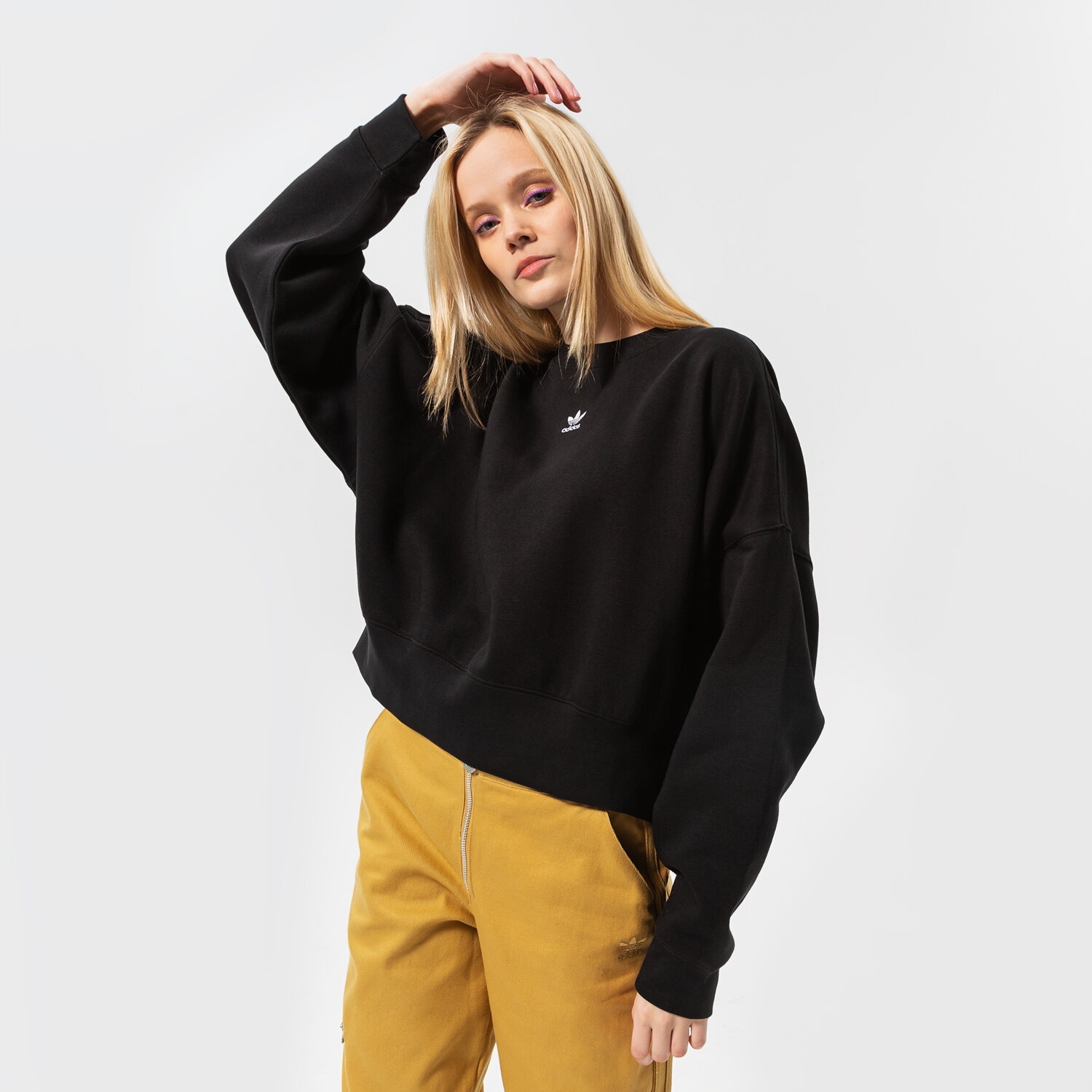 dámská mikina ADIDAS MIKINA SWEATSHIRT H06660 ČERNÁ