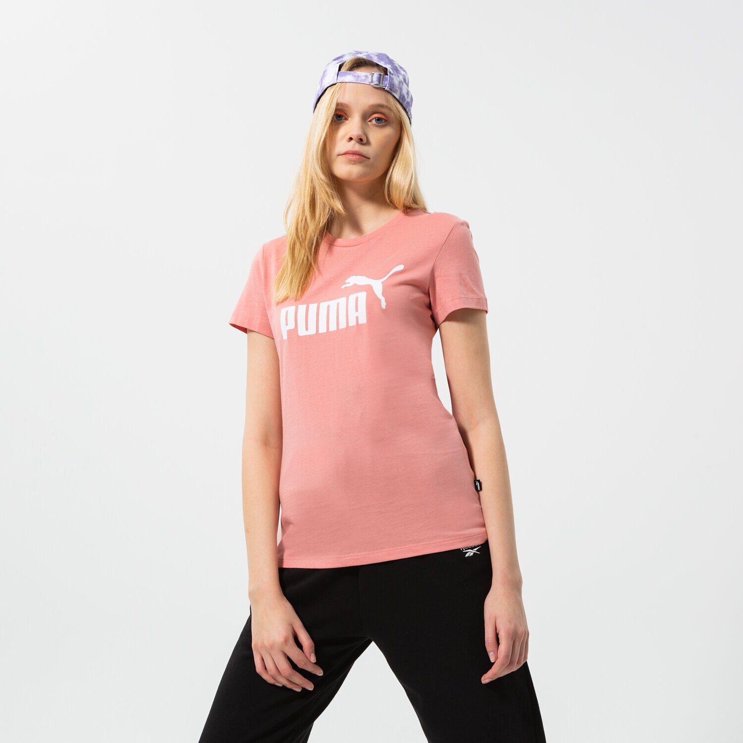 dámské tričko PUMA TRIČKO ESS LOGO (S) 586775 63 RŮŽOVÁ