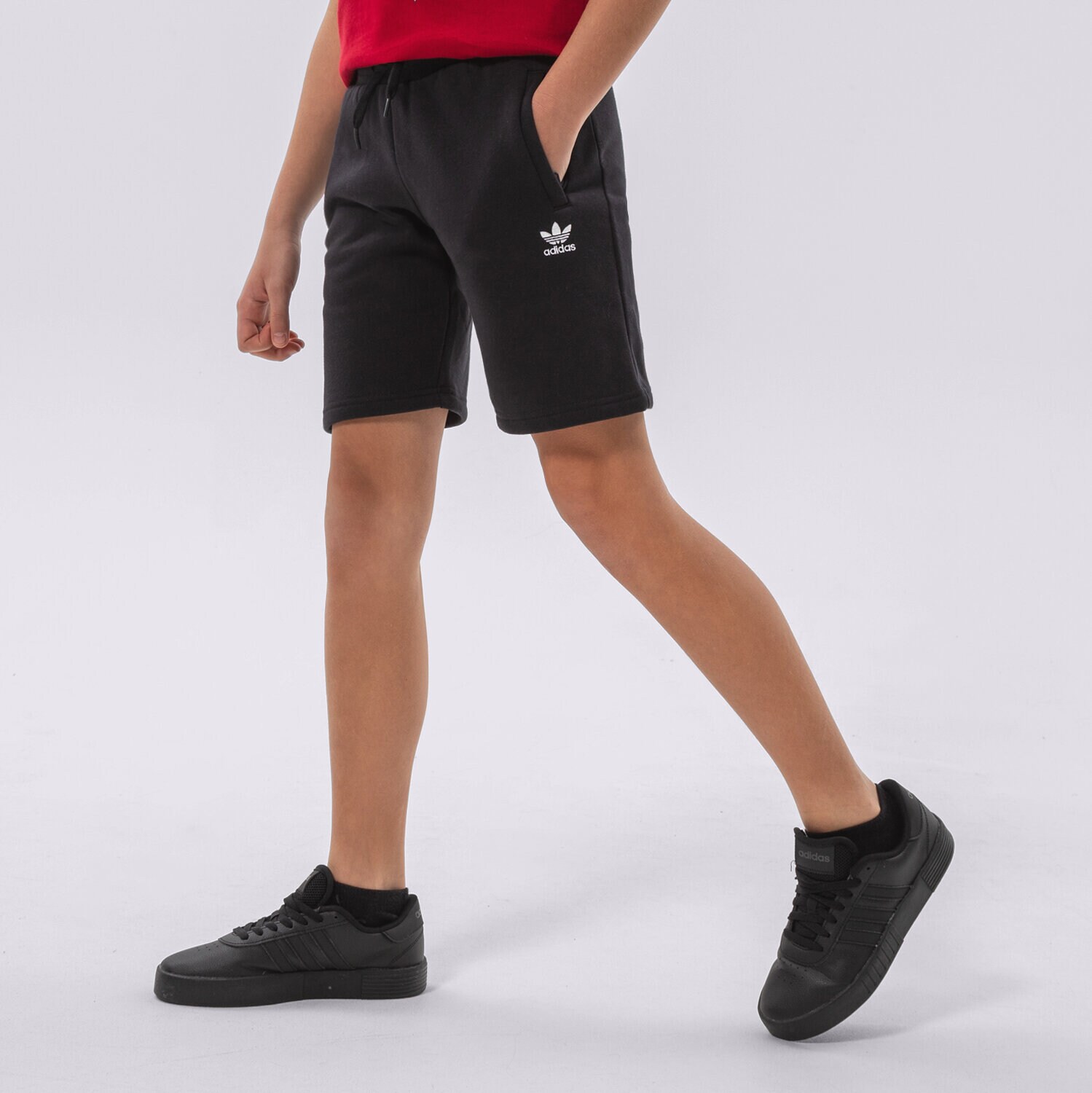 ADIDAS ŠORTKY  BOY HD2061 ČERNÁ