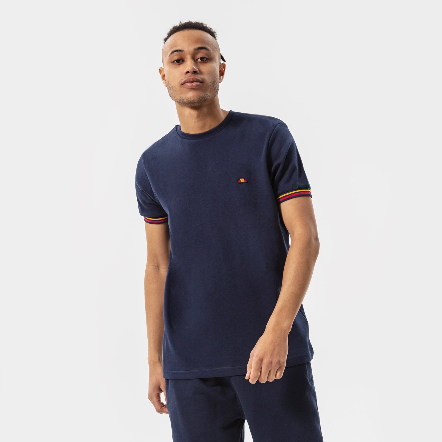 pánské tričko ELLESSE TRIČKO TOWERS TEE NAVY SHM14551429 TMAVOMODRÁ