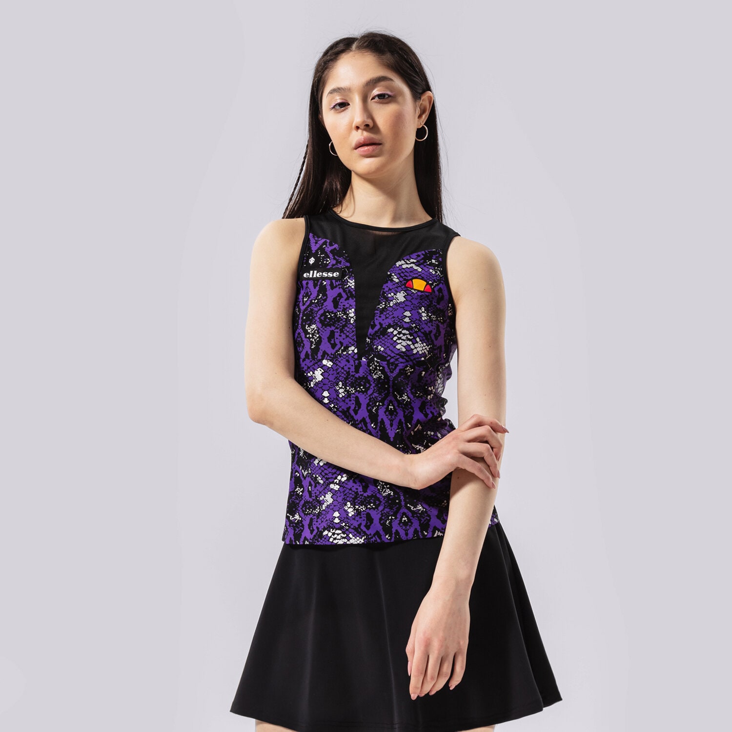 dámský top ELLESSE TOP ELLARIA VEST AOP SCK12306943 VÍCEBAREVNÁ