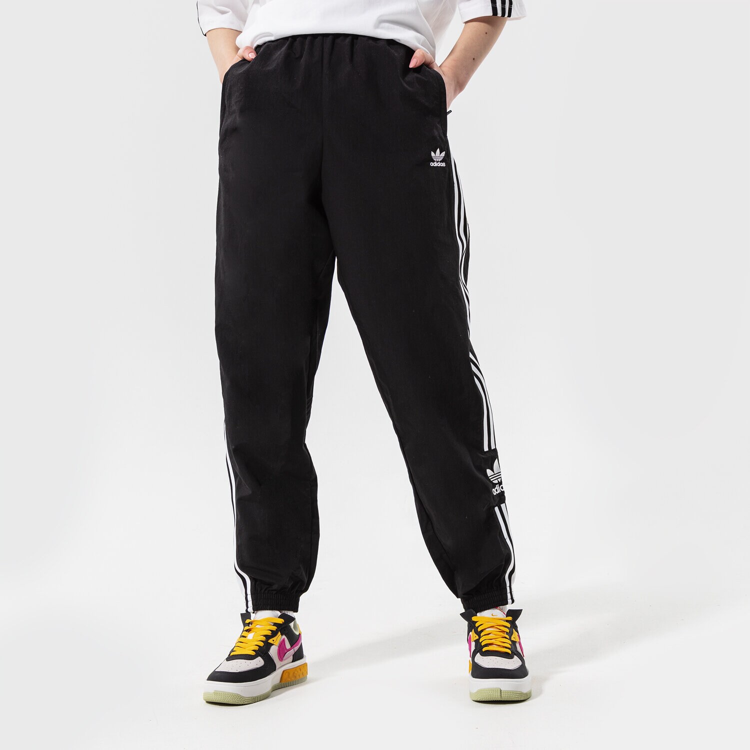 dámské kalhoty ADIDAS KALHOTY  TRACK PANTS H20547 ČERNÁ