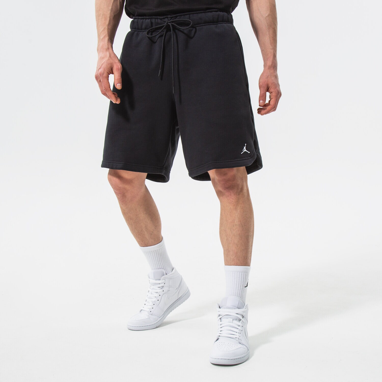 pánské kraťasy JORDAN ŠORTKY  ESSENTIAL FLEECE SHORTS DA9826-010 ČERNÁ