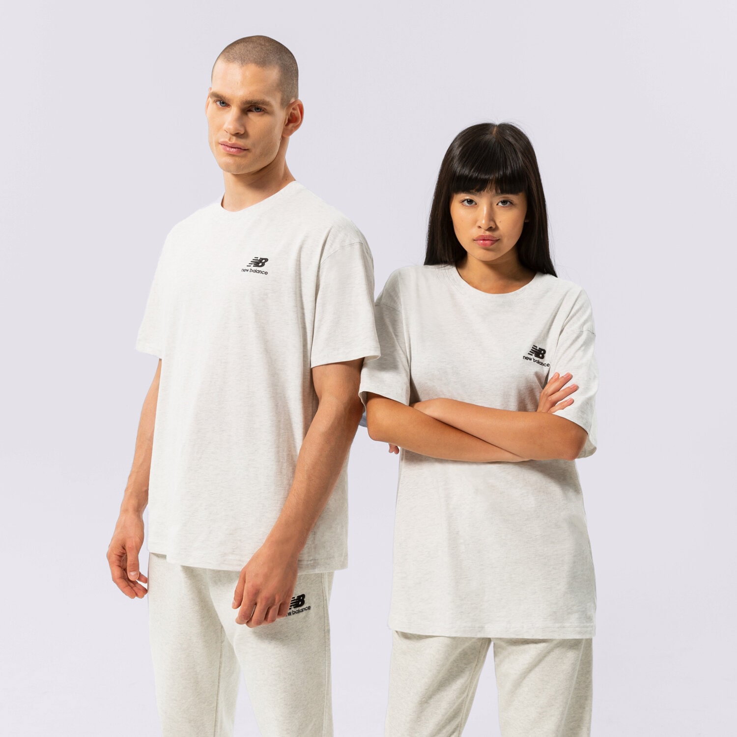 dámské tričko NEW BALANCE TRIČKO NB ESSENTIALS UNI-SSENTIALS TEE UT21503SAH ŠEDÁ