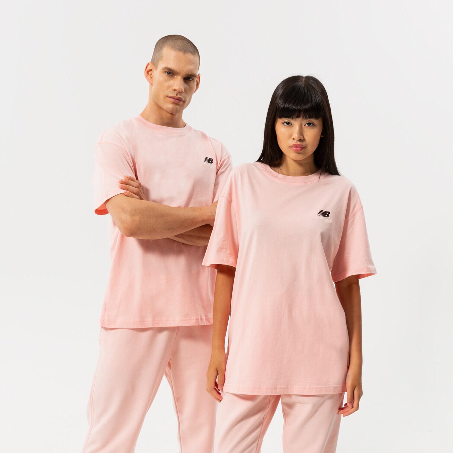 dámské tričko NEW BALANCE TRIČKO NB ESSENTIALS UNI-SSENTIALS TEE UT21503PIE RŮŽOVÁ