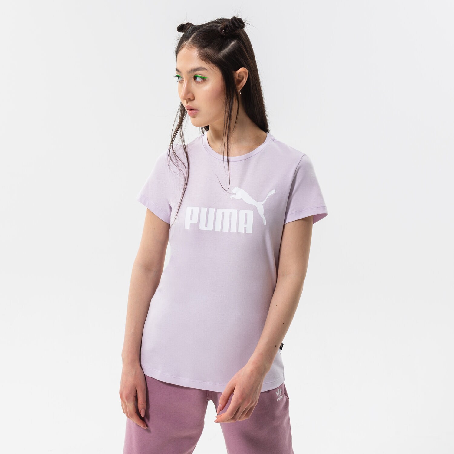 dámské tričko PUMA TRIČKO ESS LOGO (S) 586775 17 FIALOVÁ