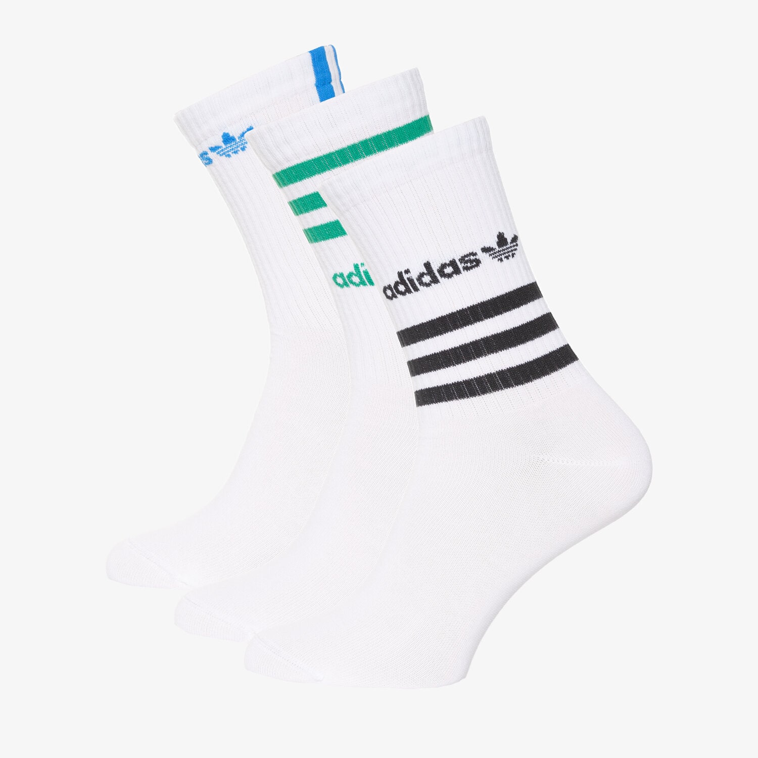 dámské ponožky ADIDAS PONOŽKY GRAPHIC CR 3PP HC9534 BÍLÁ