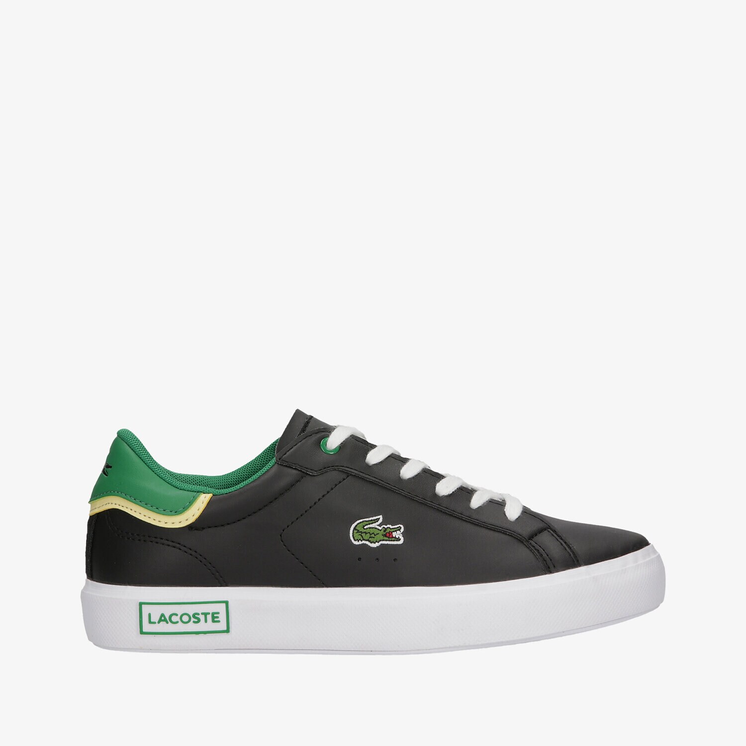 dětské tenisky LACOSTE POWERCOURT 0922 2 SUJ 743SUJ00161B4 ČERNÁ