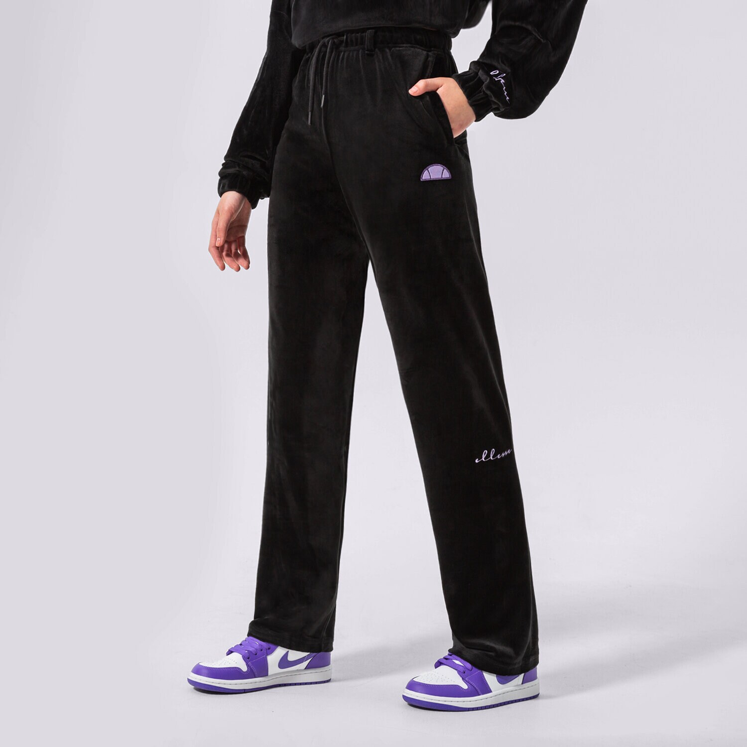 dámské kalhoty ELLESSE KALHOTY  DIZA TRACK PANT WSHD BLK SGM14166079 ČERNÁ