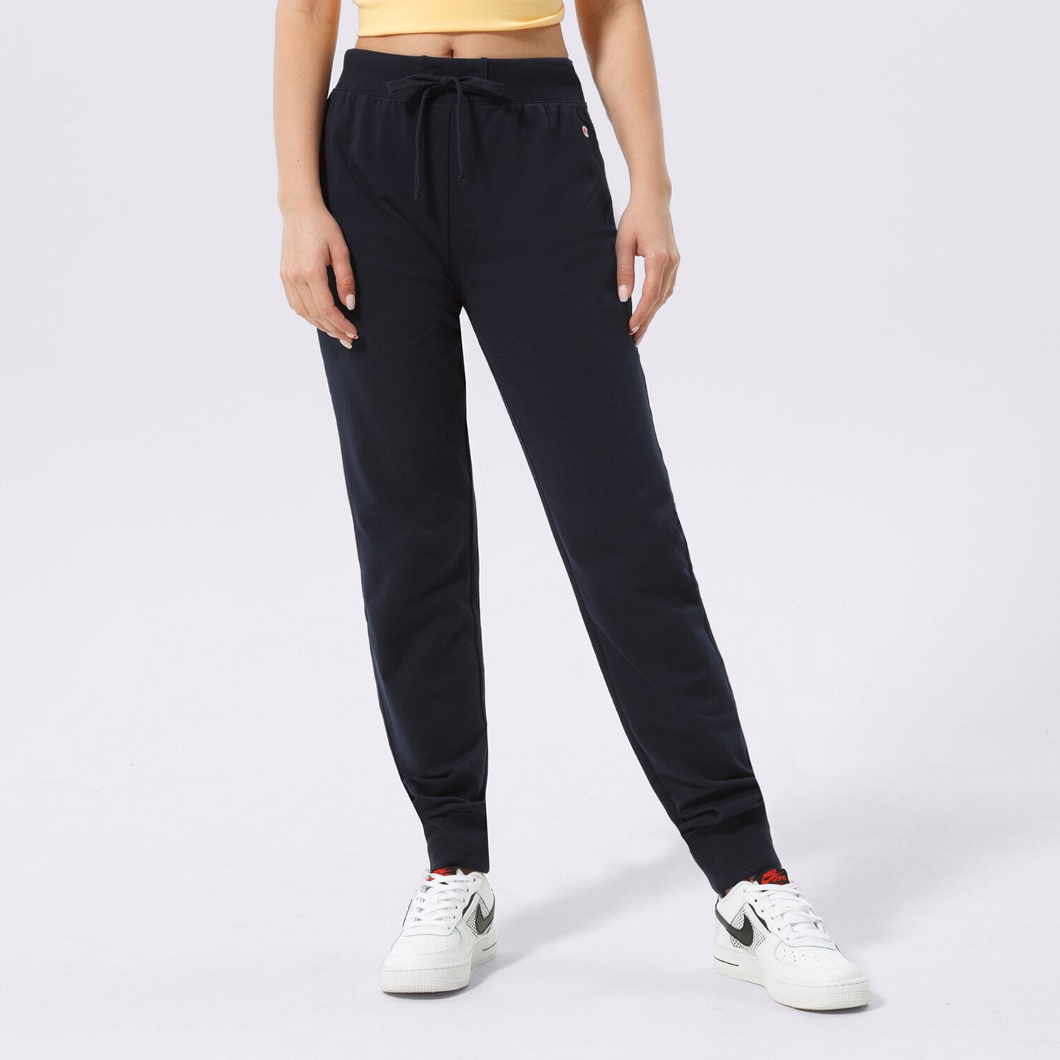 dámské kalhoty CHAMPION KALHOTY  RIB CUFF PANTS 114898BS501 TMAVOMODRÁ