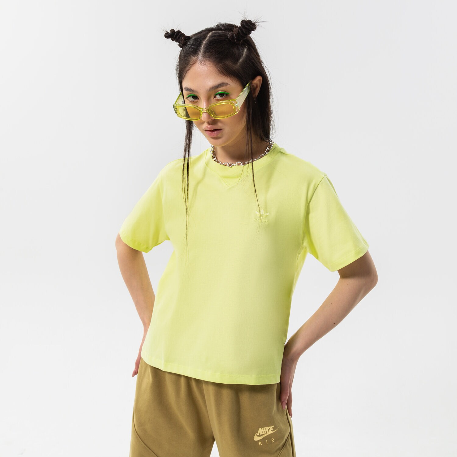 dámské tričko ADIDAS TRIČKO TEE HE6891 ŽLUTÁ