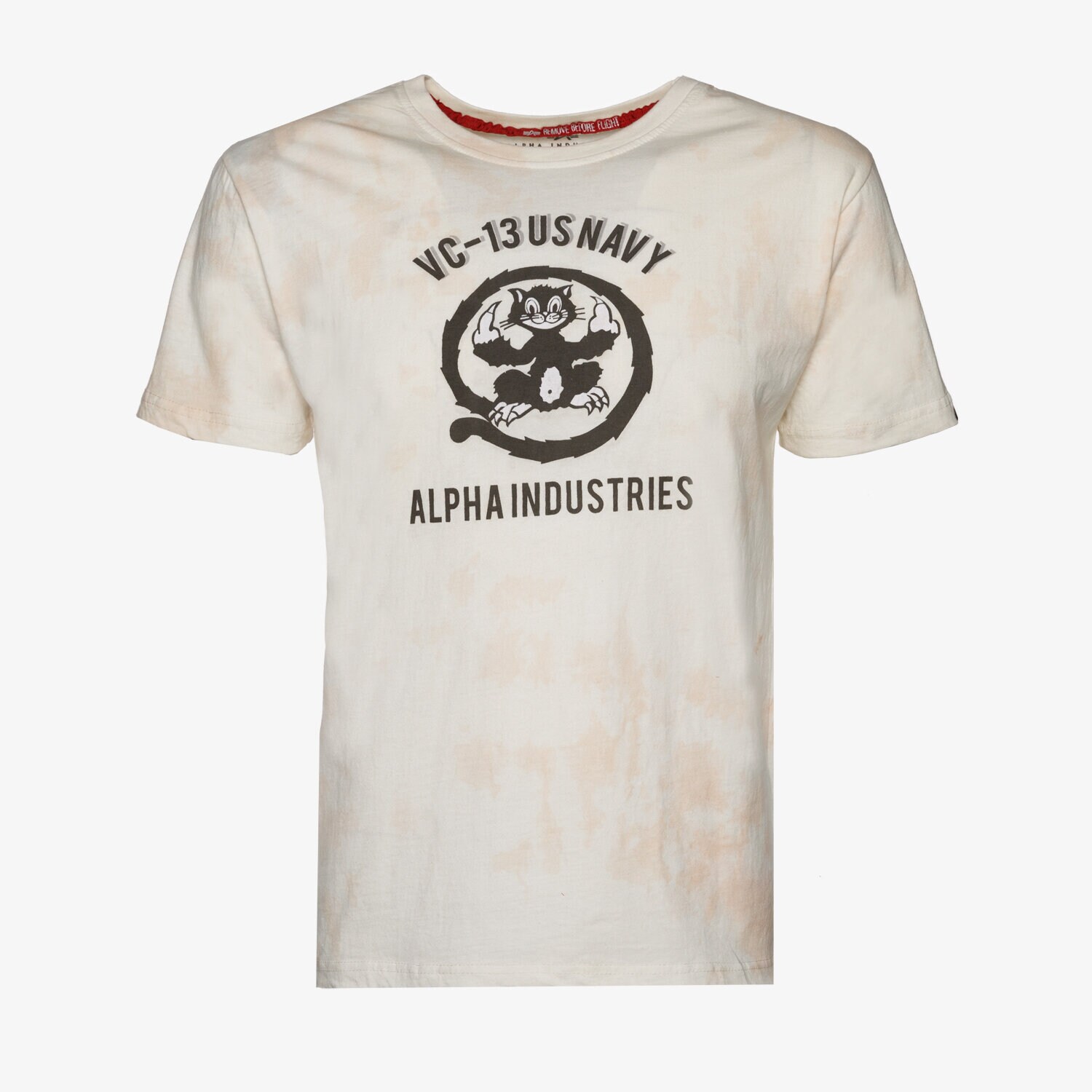 pánské tričko ALPHA INDUSTRIES TRIČKO USN CAT T 106517650 BÍLÁ