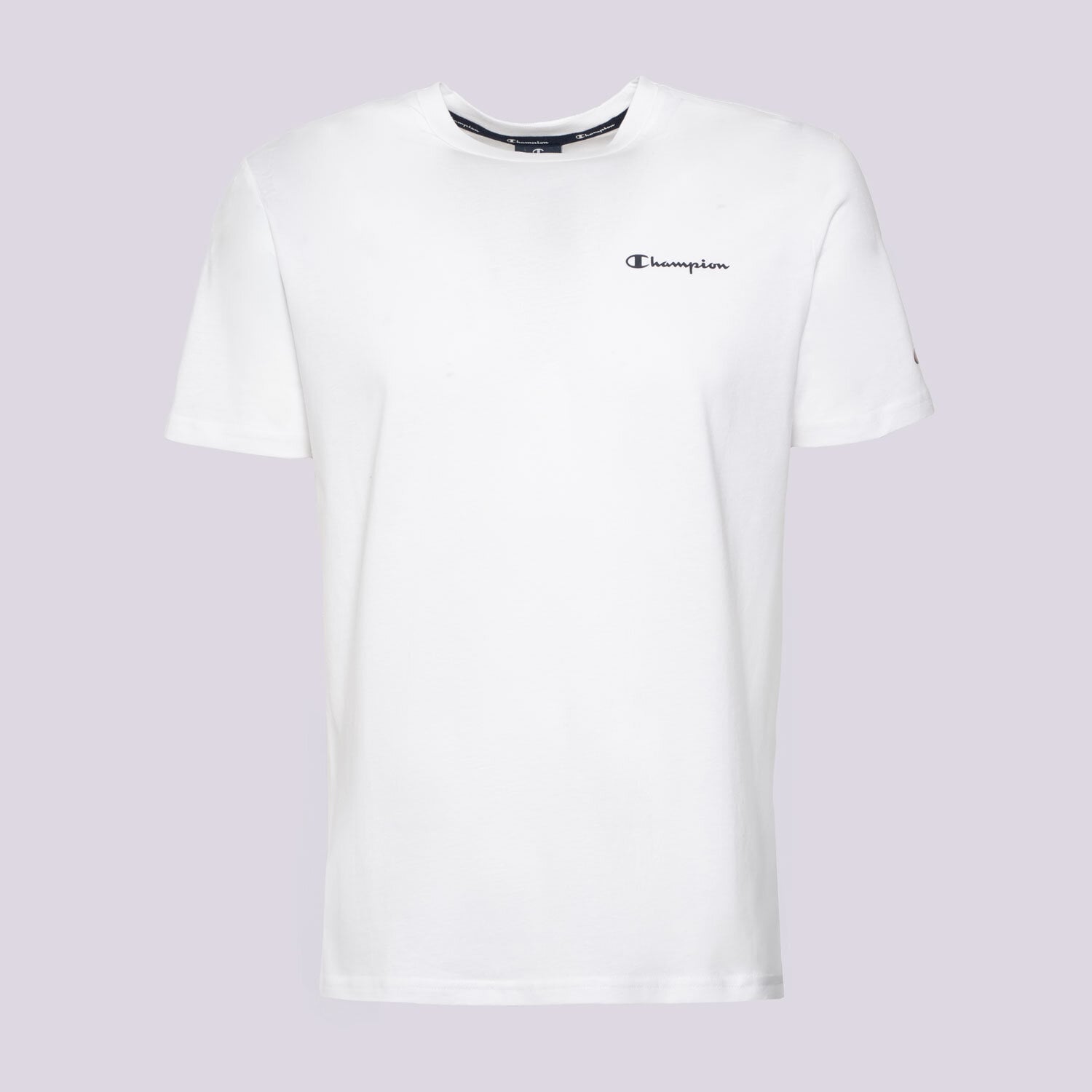 pánské tričko CHAMPION TRIČKO CREWNECK TRIČKO 218281WW001 BÍLÁ
