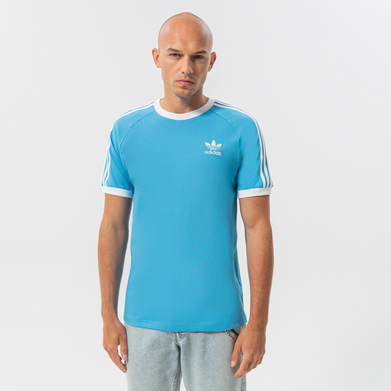 pánské tričko ADIDAS TRIČKO TRACE TEE HB9527 MODRÁ