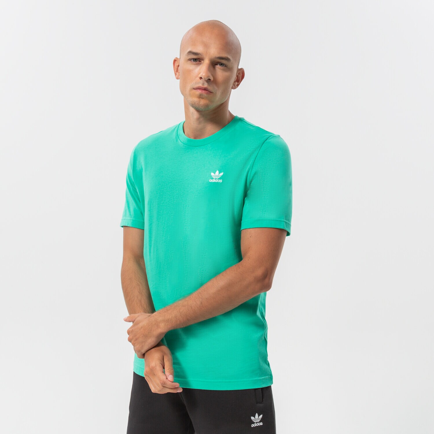 pánské tričko ADIDAS TRIČKO ESSENTIAL TEE HE9442 ZELENÁ