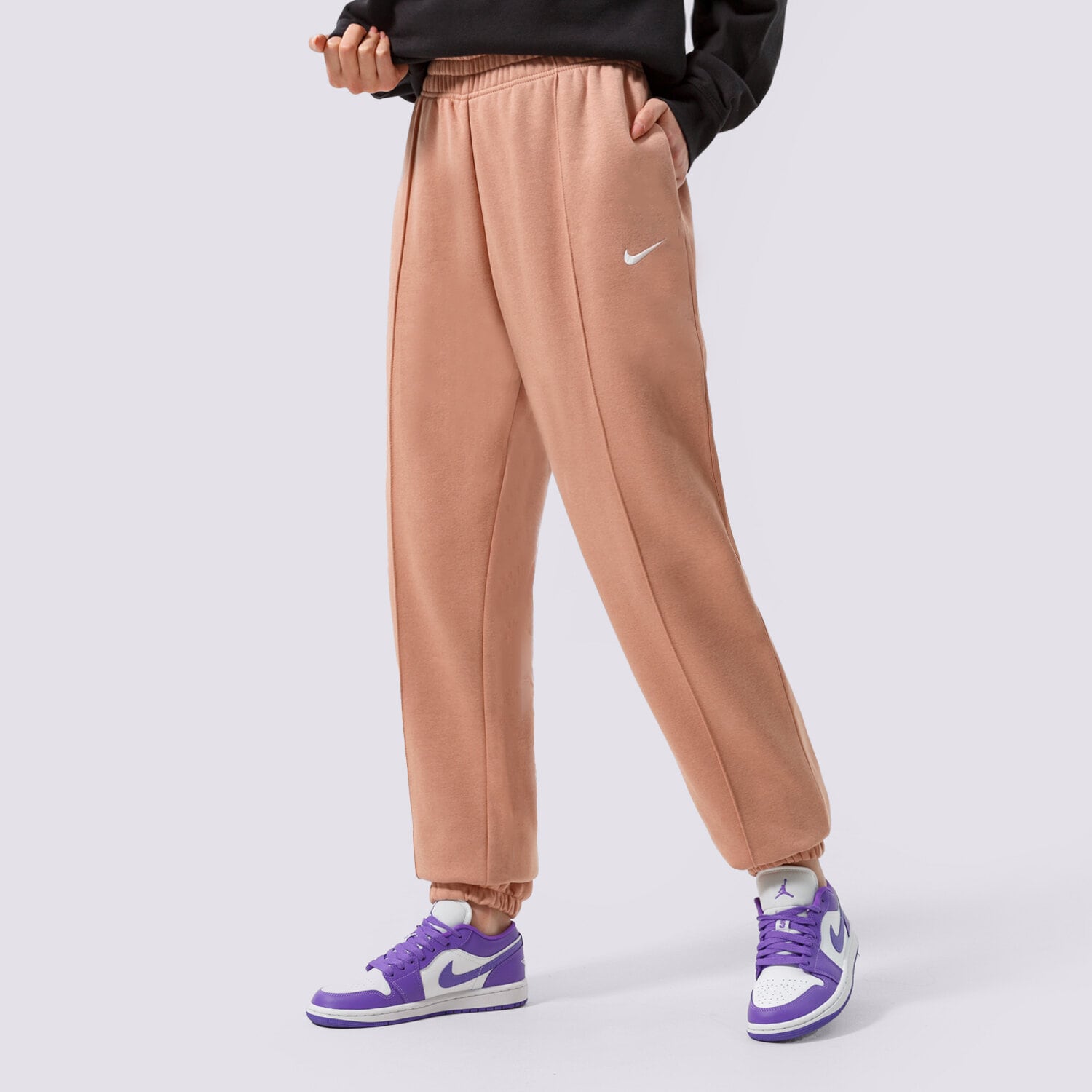 dámské kalhoty NIKE KALHOTY  W NSW ESSNTL CLCTN FLC PANT DQ5098-609 BÉŽOVÁ