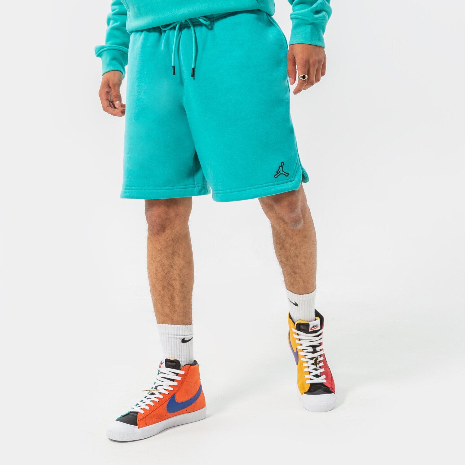 pánské kraťasy JORDAN ŠORTKY  M J ESS FLC SHORT DA9826-392 MODRÁ