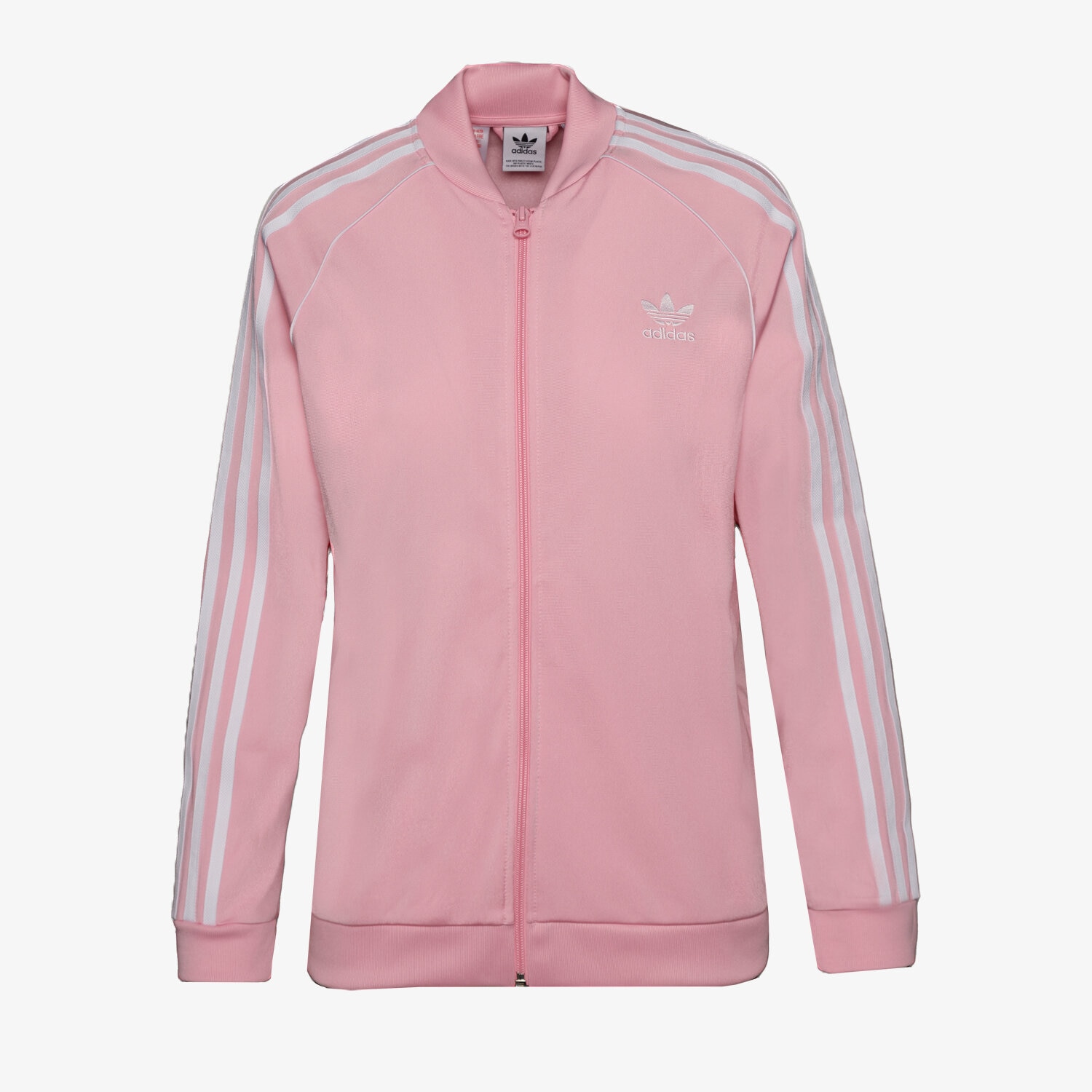 dětská mikina ADIDAS MIKINA ROZEPÍNACÍ SST TRACK TOP GIRL HD2042 RŮŽOVÁ