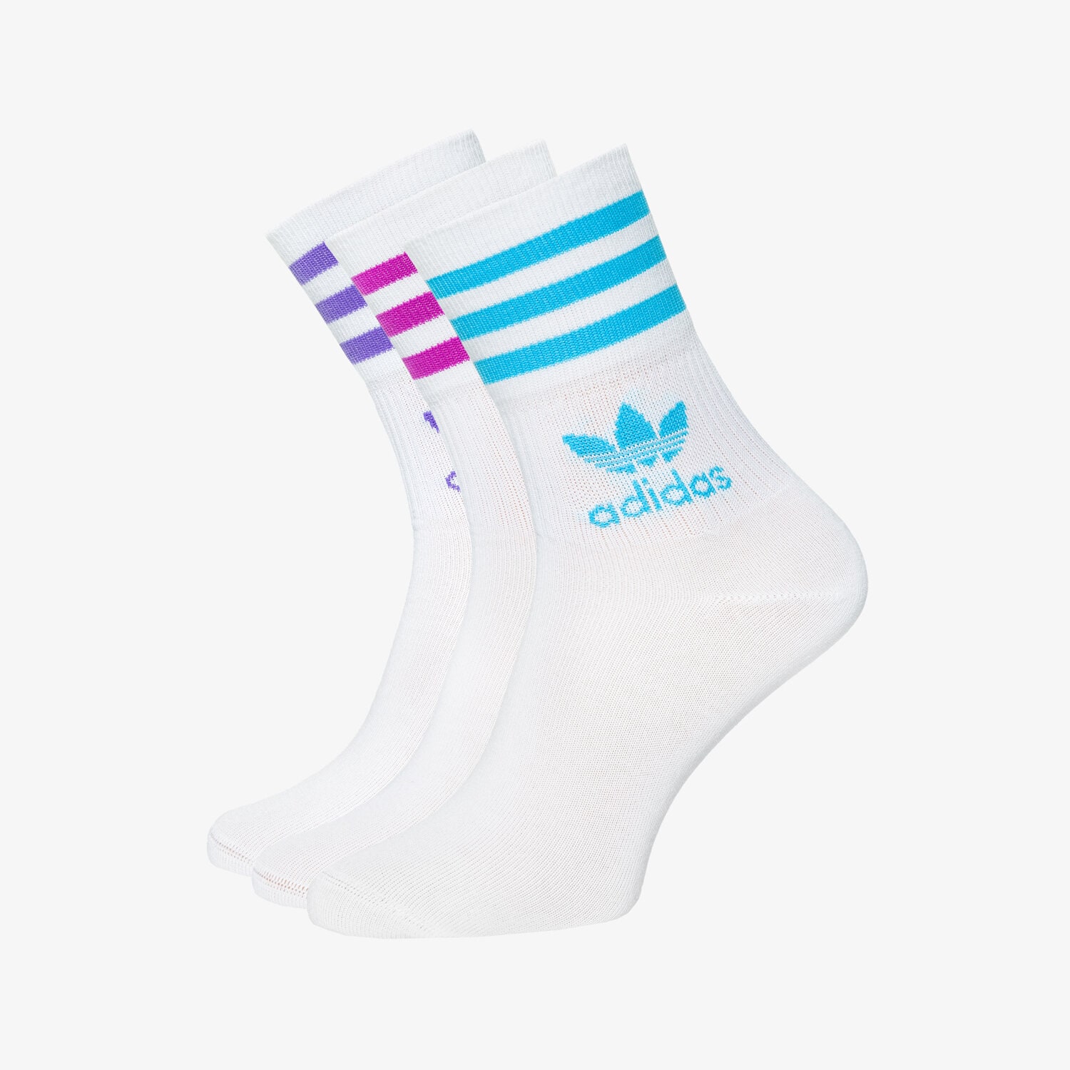 dámské ponožky ADIDAS MID CUT CREW SOCKS  HC9551 BÍLÁ