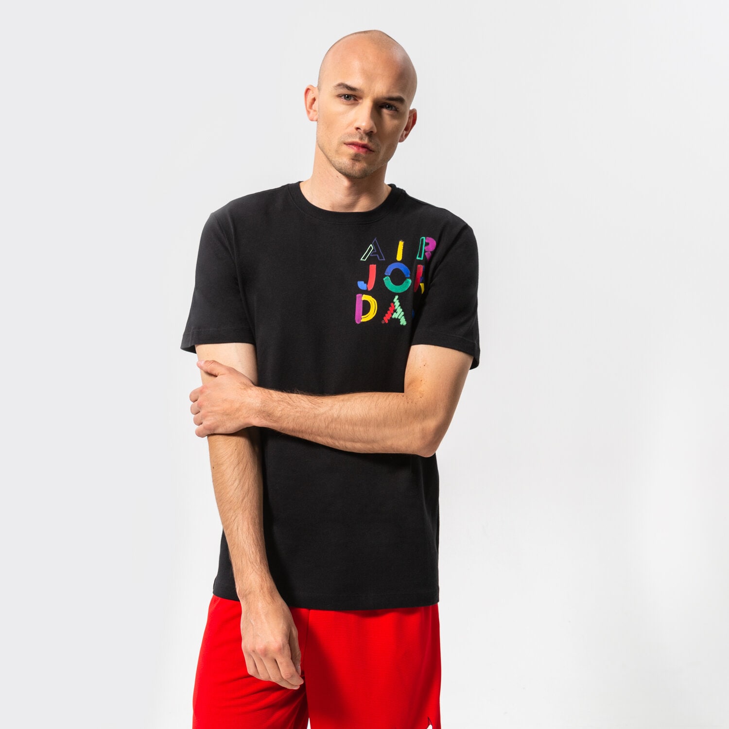 pánské tričko JORDAN TRIČKO M J BRAND GFX SS CREW 4 DM3078-010 ČERNÁ