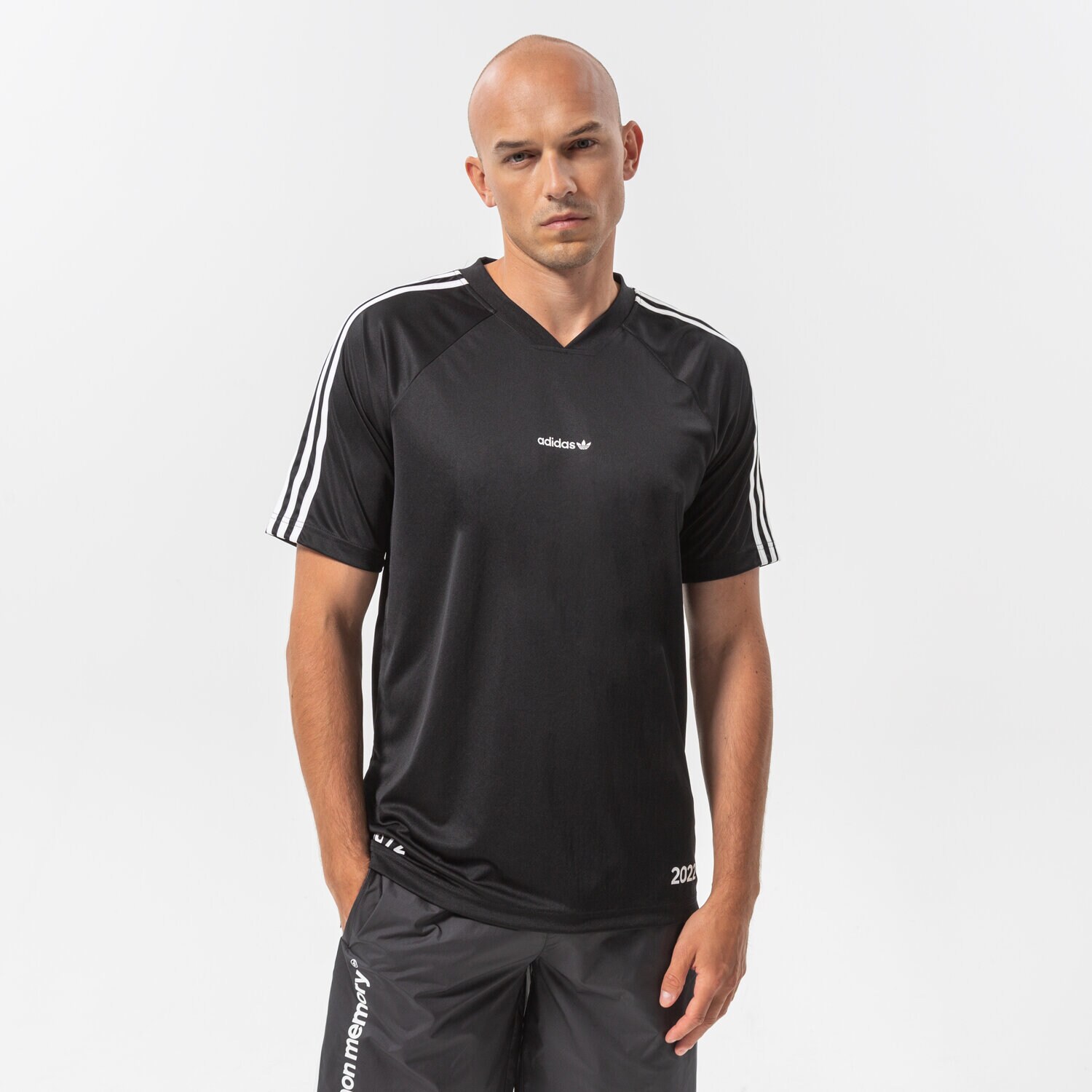 pánské tričko ADIDAS TRIČKO TREFOIL C TEE2 HC7168 ČERNÁ