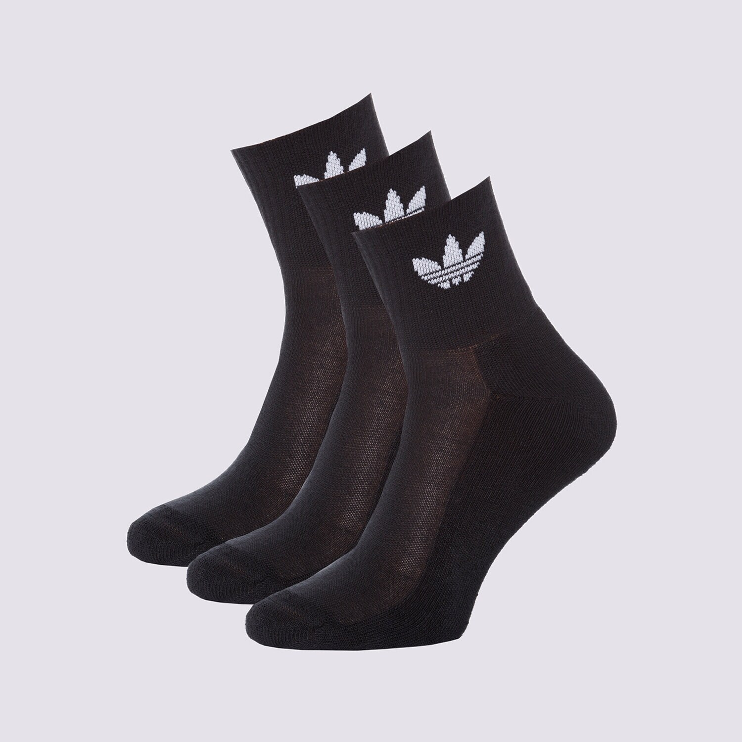 dámské ponožky ADIDAS PONOŽKY MID ANKLE SCK FM0643 ČERNÁ