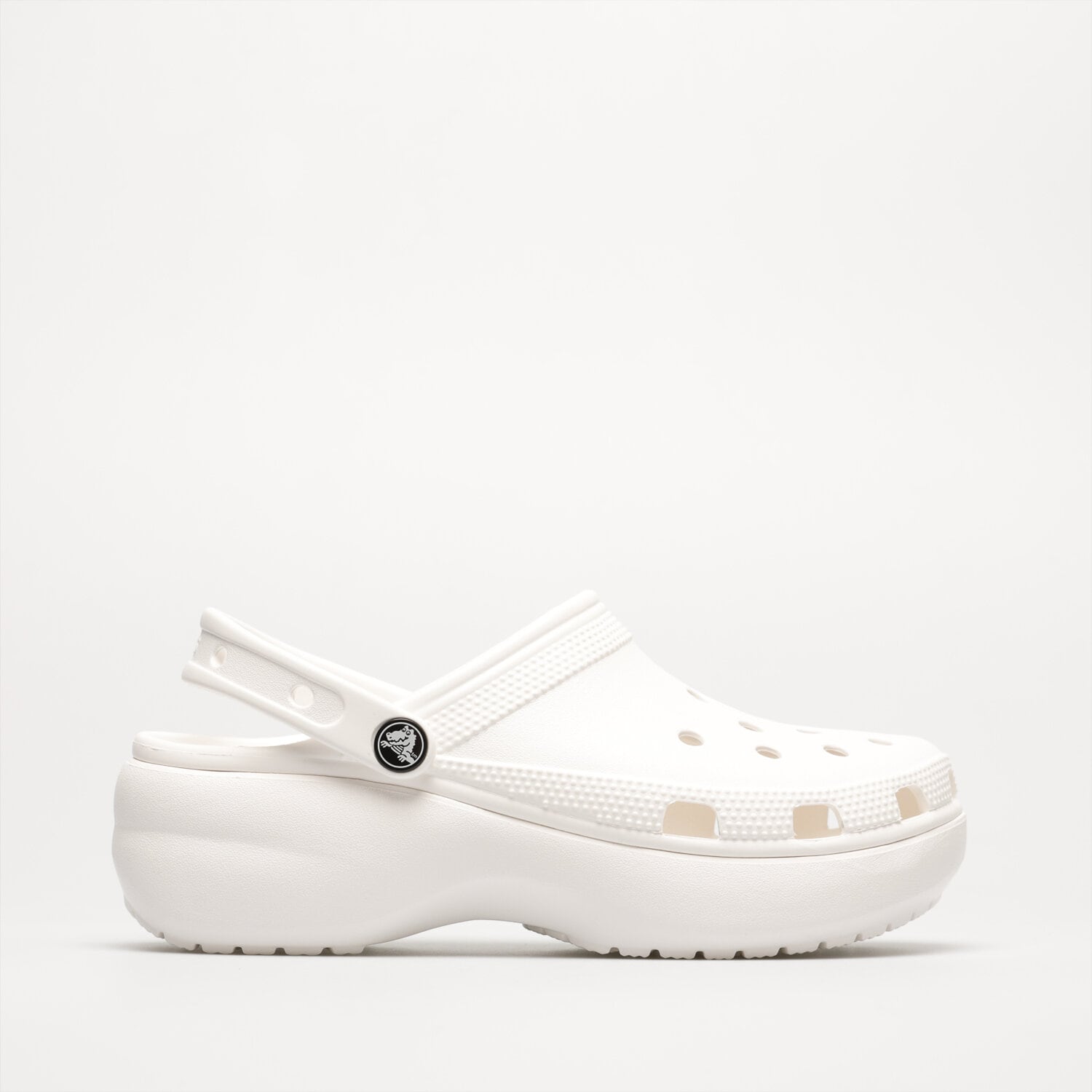 CROCS CLASSIC PLATFORM CLOG W 206750100 BÍLÁ