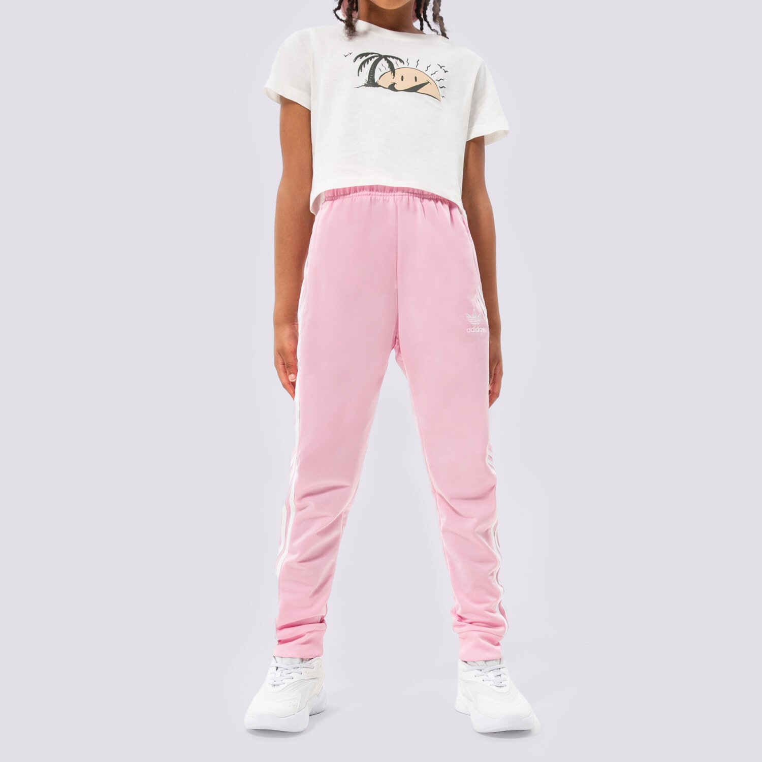 dětské kalhoty ADIDAS KALHOTY  SST TRACK PANTS GIRL HD2046 RŮŽOVÁ