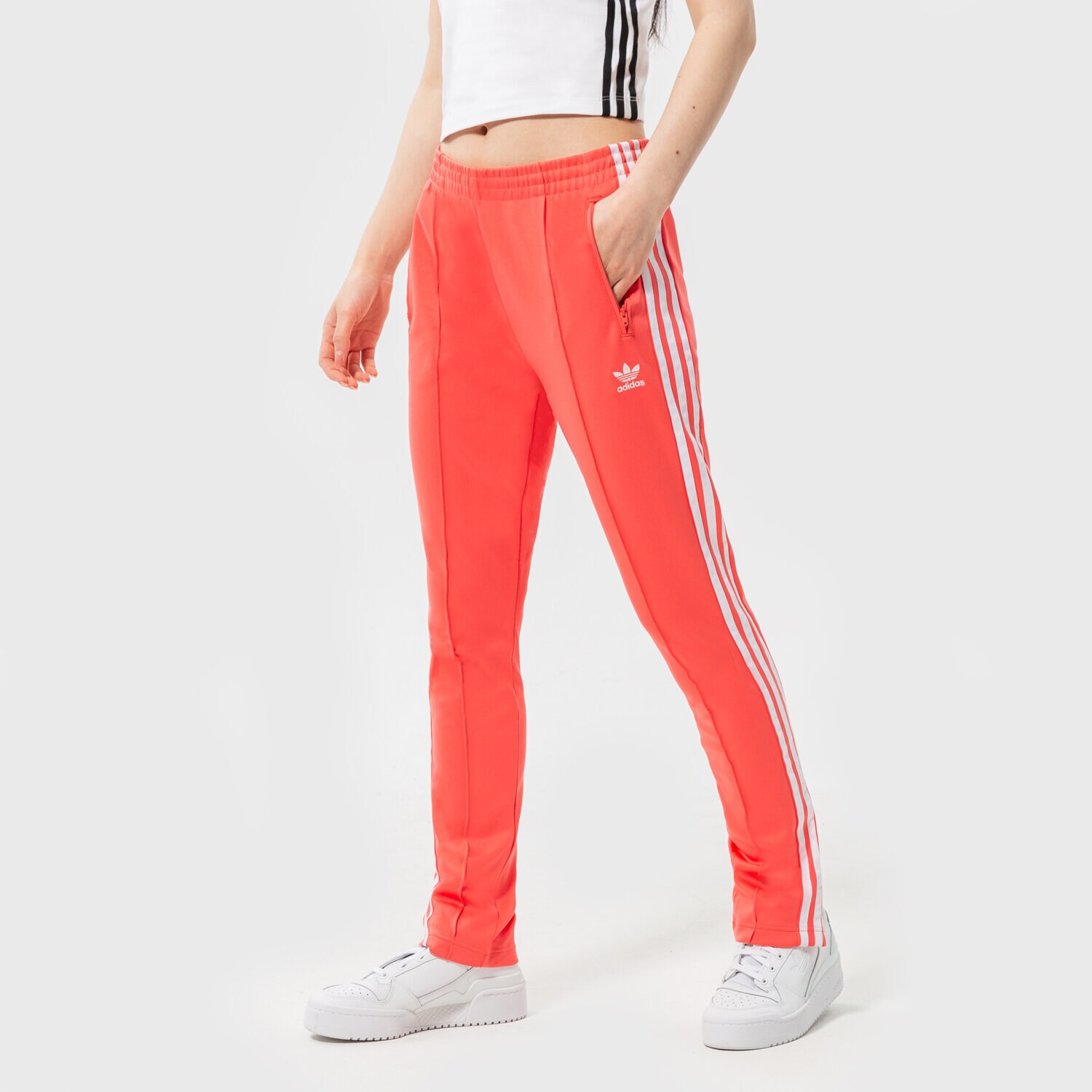 dámské kalhoty ADIDAS SS TRACK PANTS  HF1994 ORANŽOVÁ