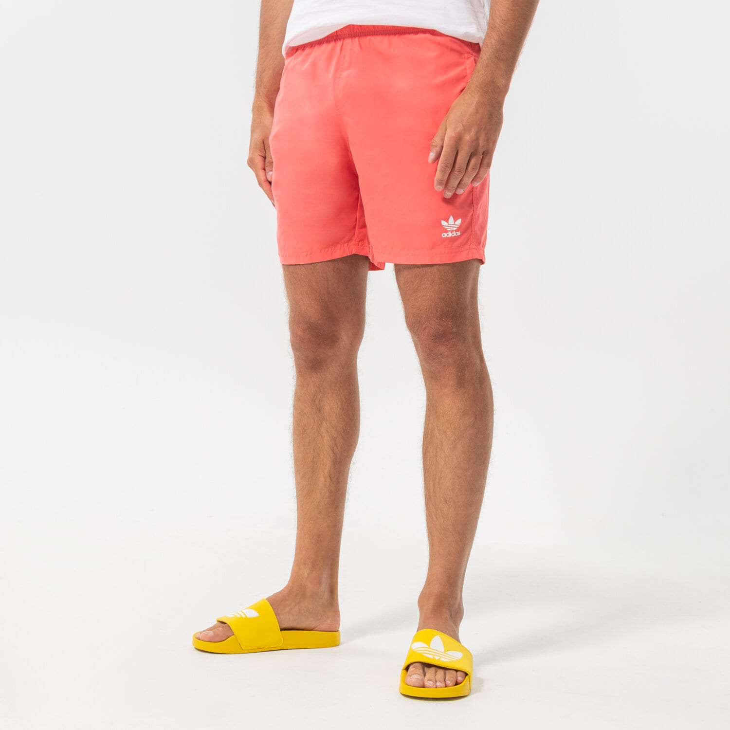 pánské kraťasy ADIDAS ŠORTKY  ESSENTIALS SS HE9423 RŮŽOVÁ