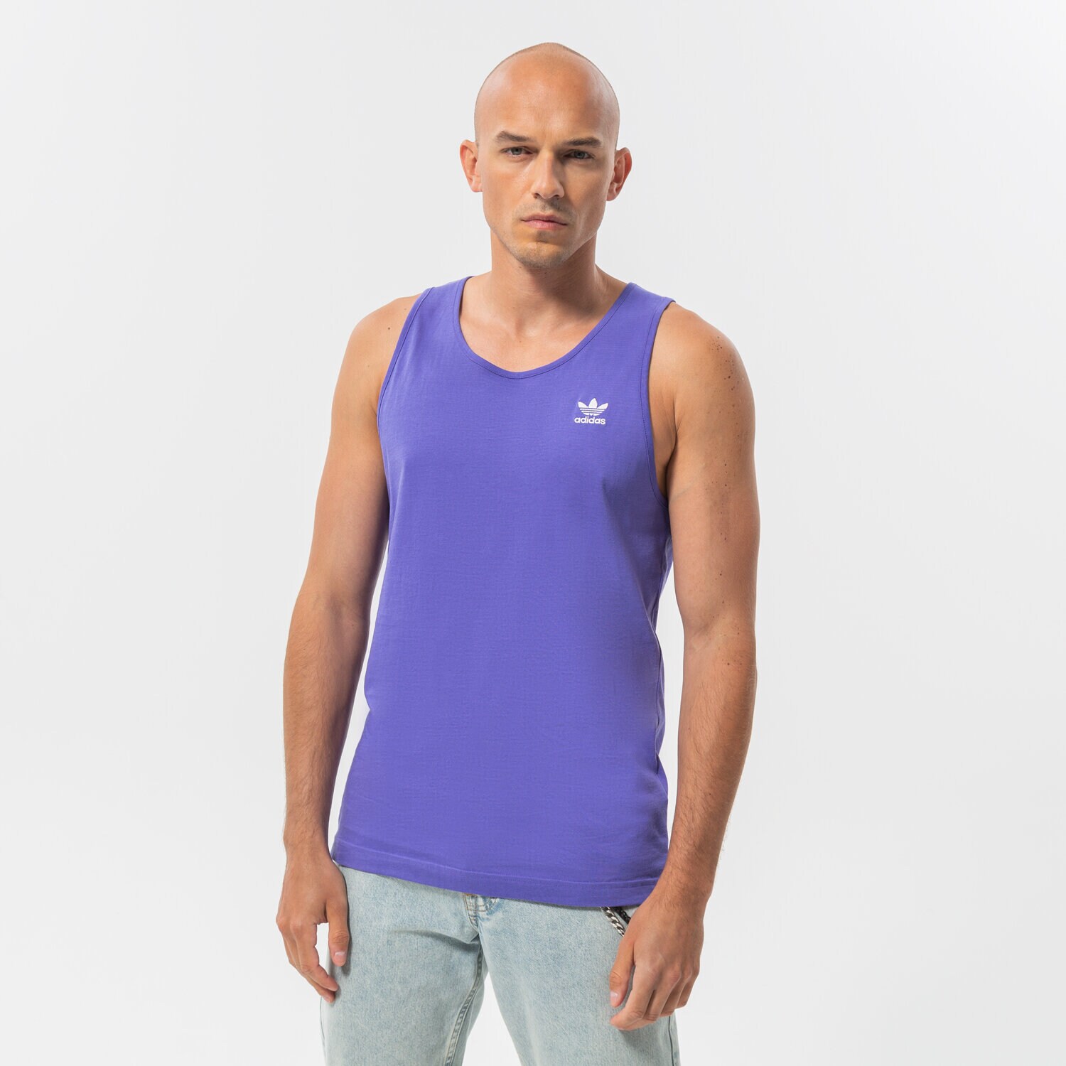 pánská košile ADIDAS TOP ESSENTIALS TOP HE9432 FIALOVÁ