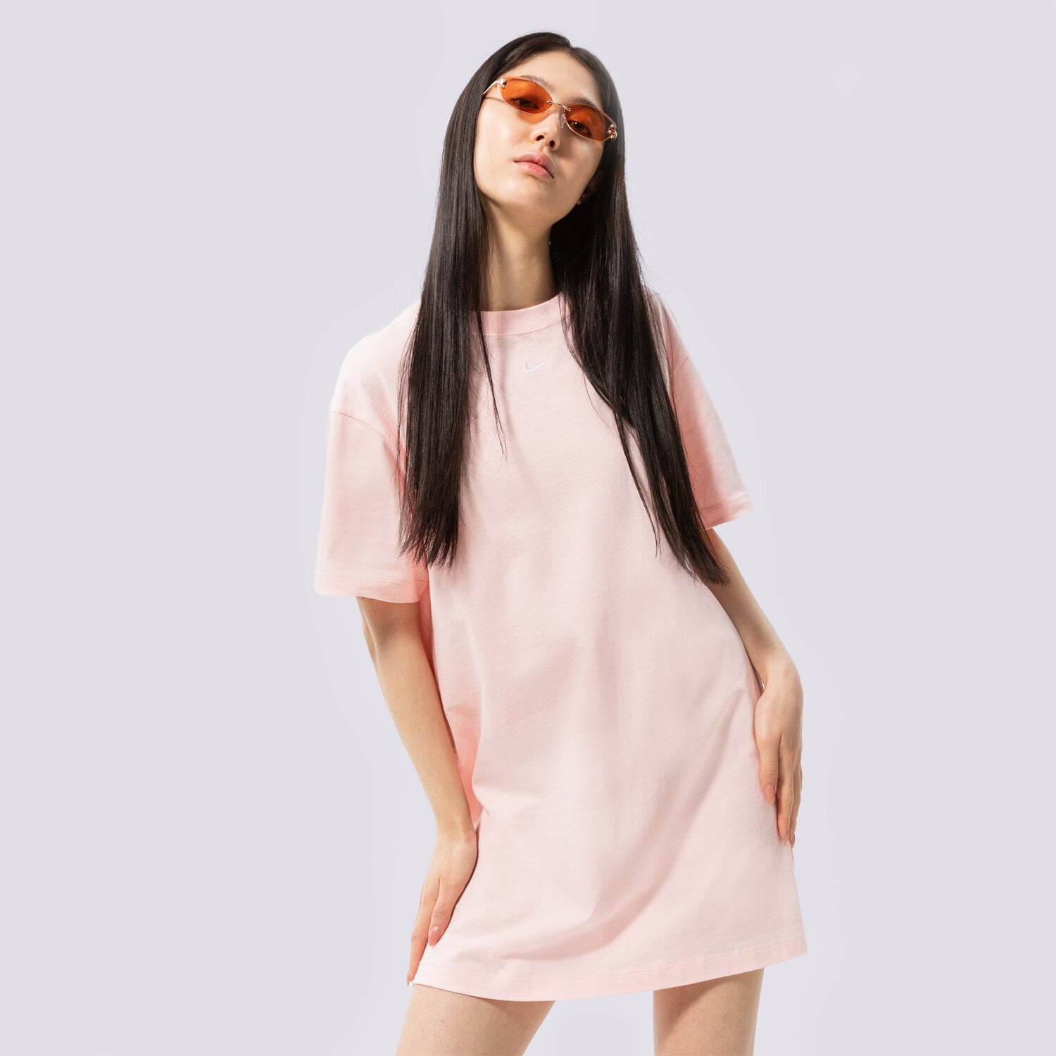 dámské šaty NIKE ŠATY SPORTSWEAR ESSENTIAL CJ2242-610 RŮŽOVÁ