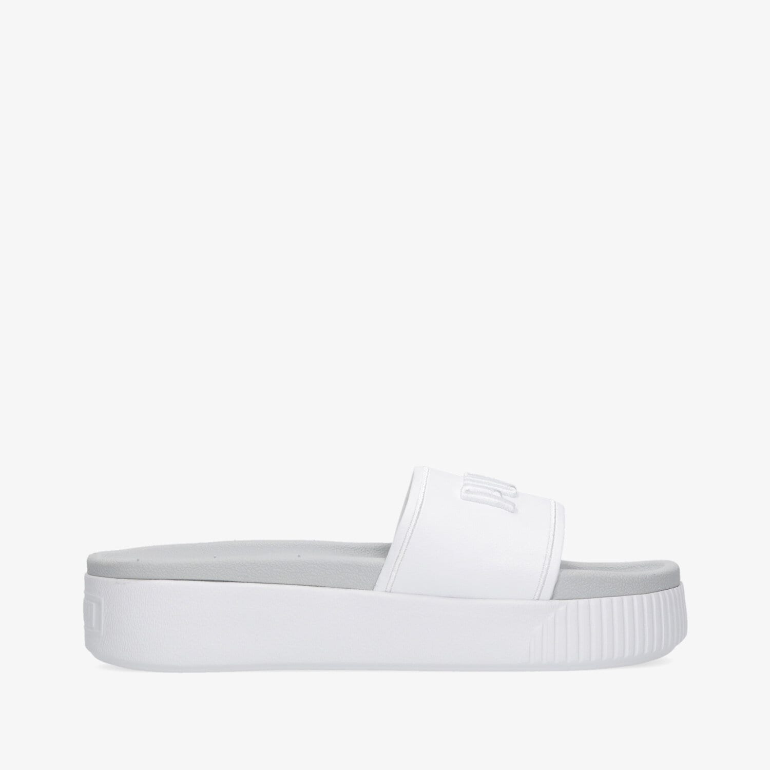 PUMA PLATFORM SLIDE 38420102 BÍLÁ