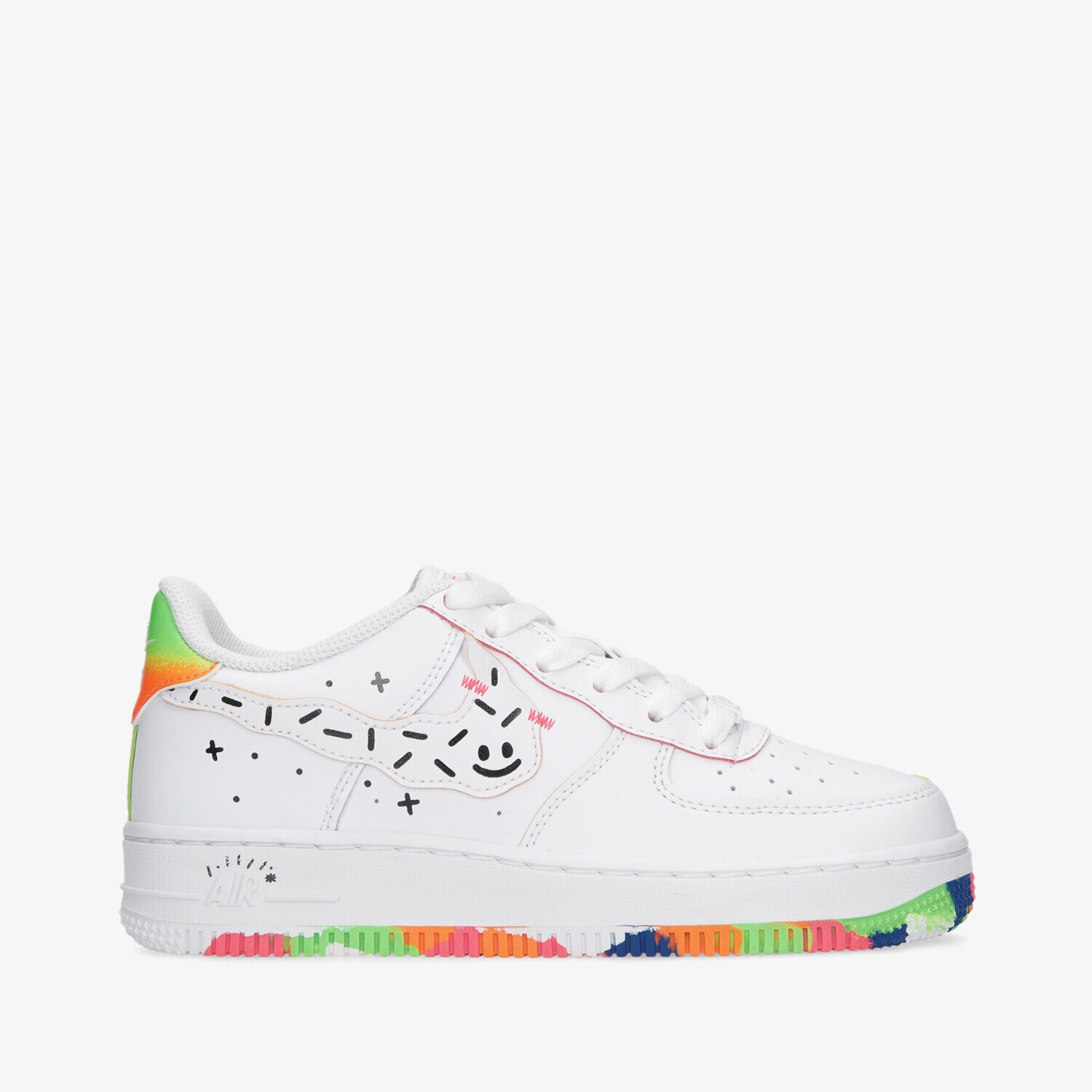 dětské tenisky NIKE AIR FORCE 1 LV8 (GS) DV1366-111 BÍLÁ