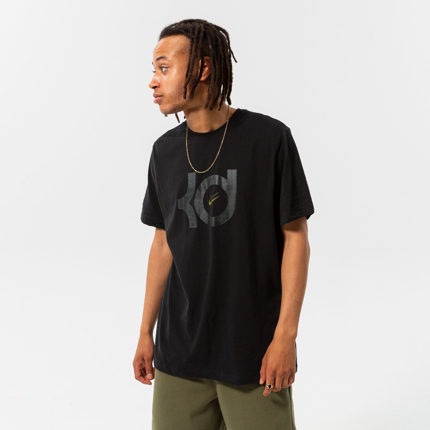 pánské tričko NIKE TRIČKO KD M NK DF TEE LOGO NBA DQ1874-010 ČERNÁ