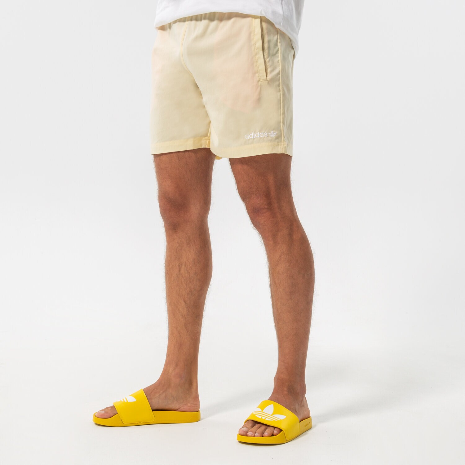 pánské kraťasy ADIDAS ŠORTKY  SWIMSHORT HR7904 ŽLUTÁ