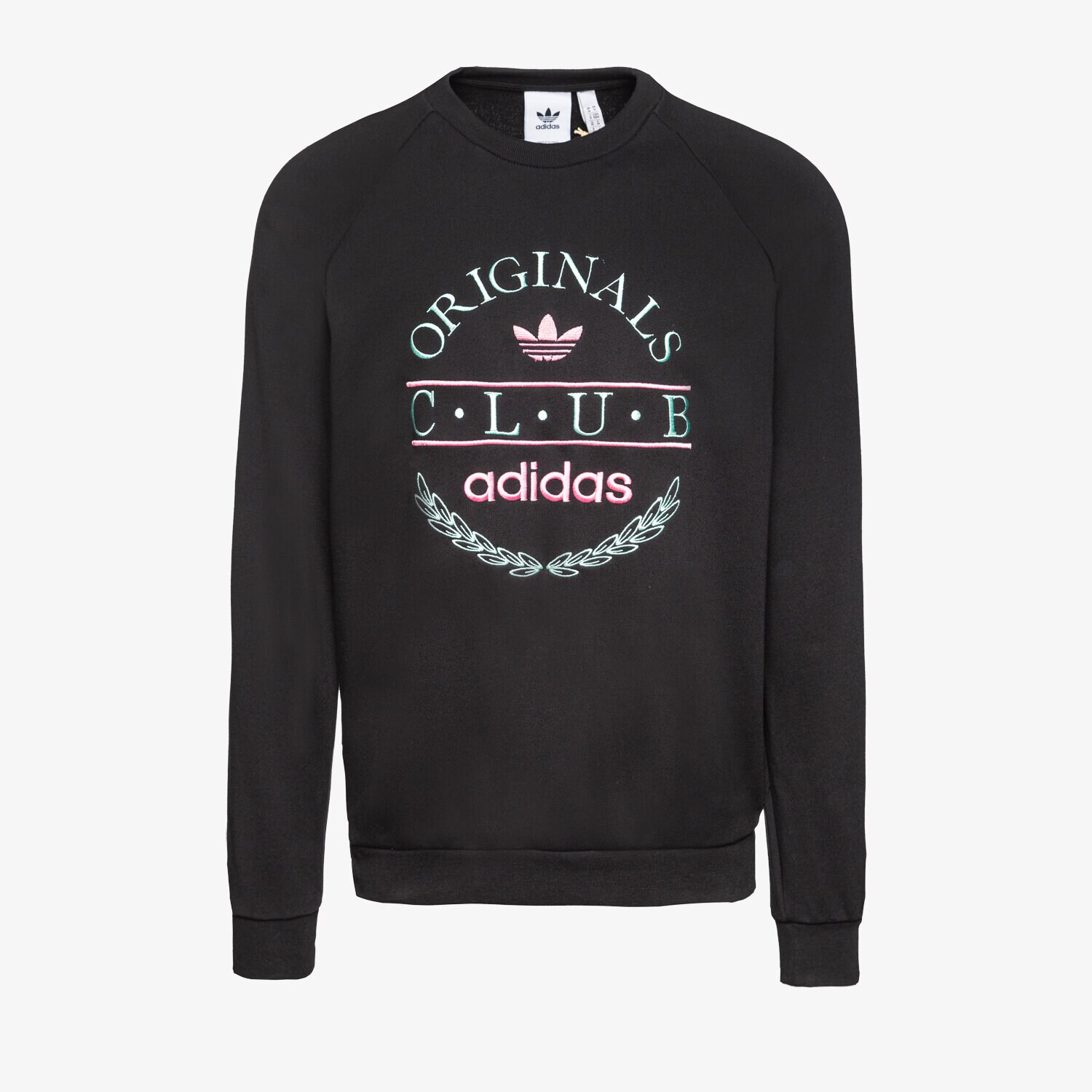 pánská mikina ADIDAS MIKINA CLUB SWEATER HR7896 ČERNÁ