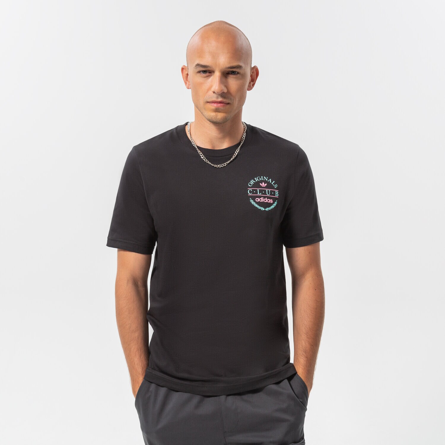 pánské tričko ADIDAS TRIČKO CLUB TEE HR7890 ČERNÁ