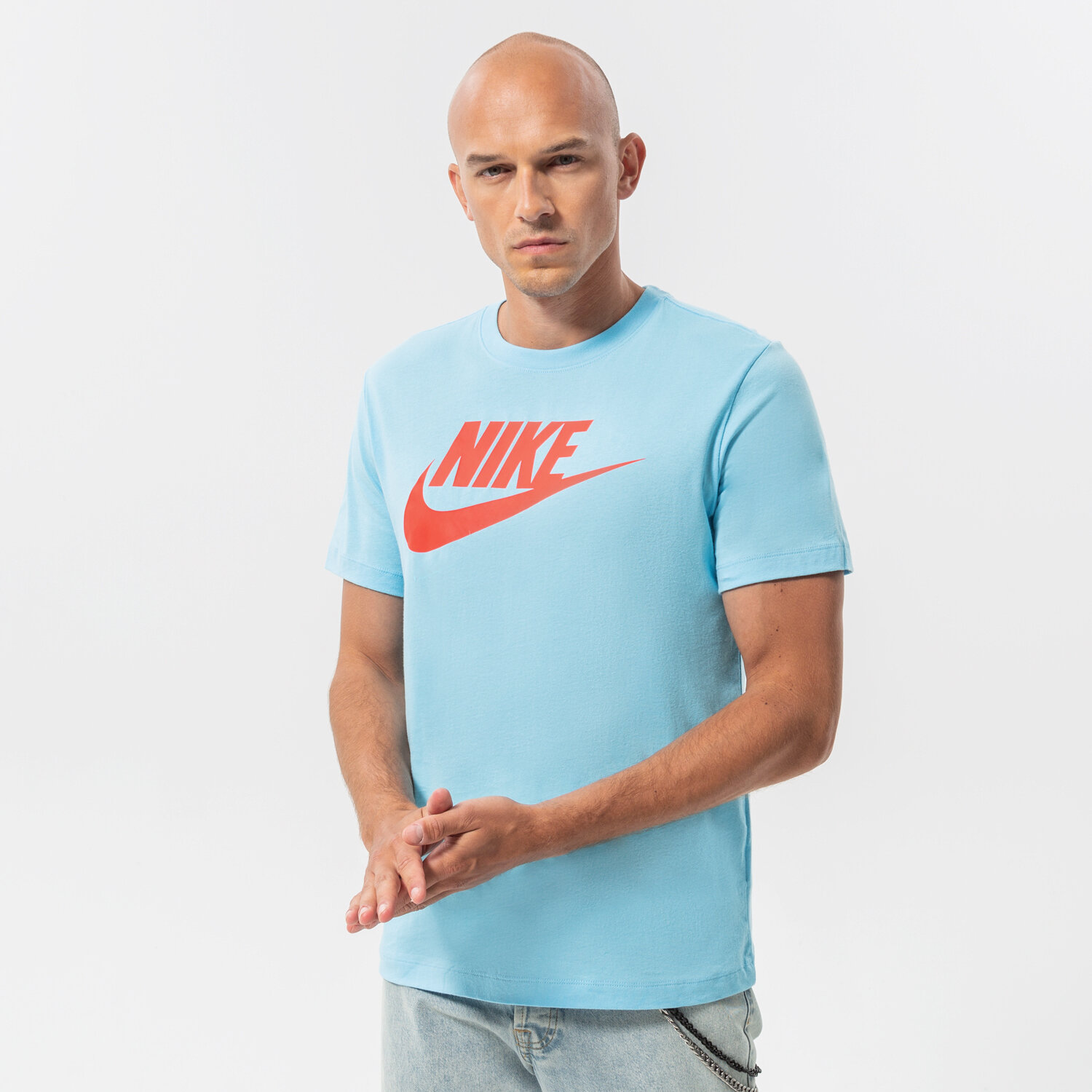pánské tričko NIKE TRIČKO NIKE SPORTSWEAR AR5004-499 MODRÁ