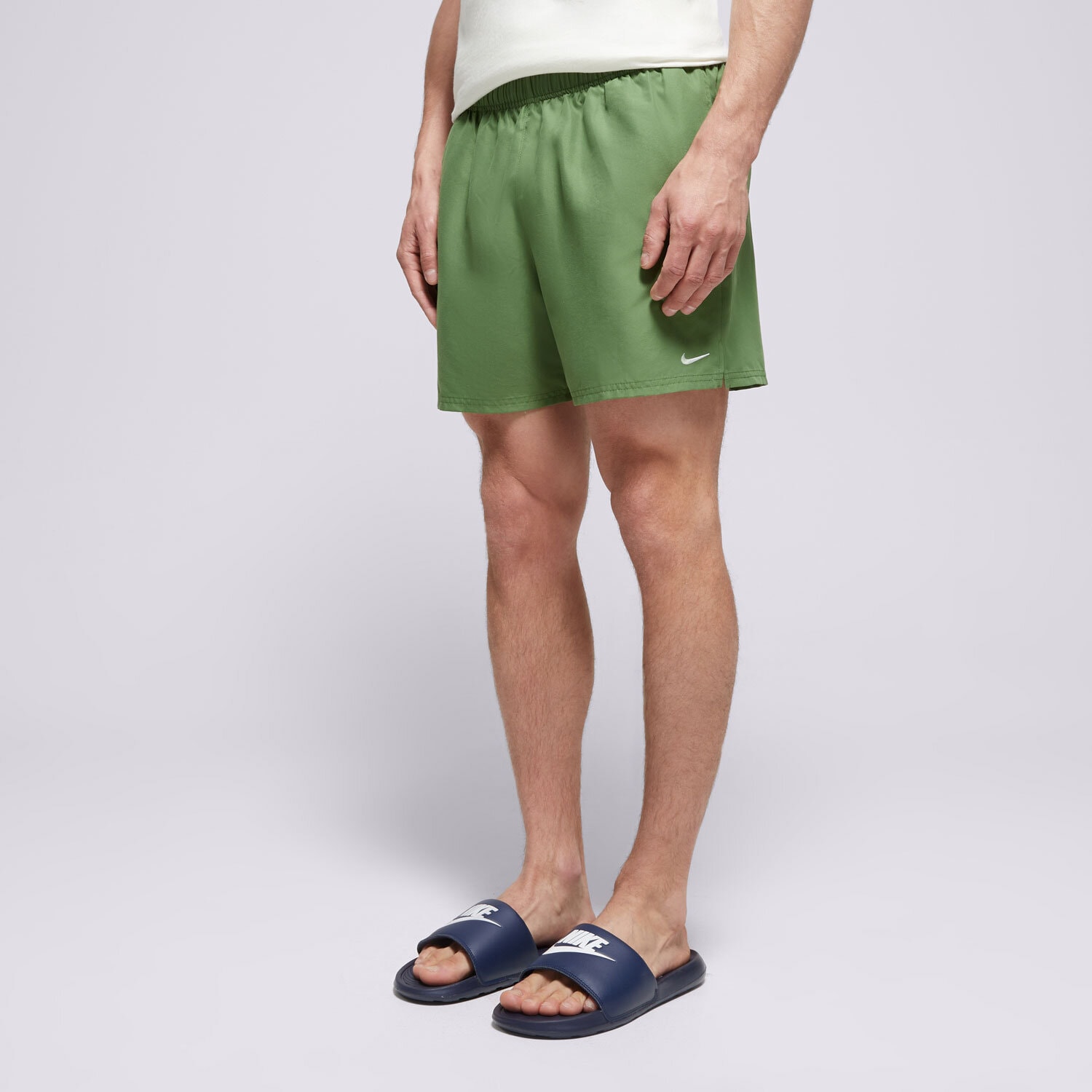 pánské kraťasy NIKE SWIM ŠORTKY  ESSENTIAL 5" NESSA560-316 ZELENÁ