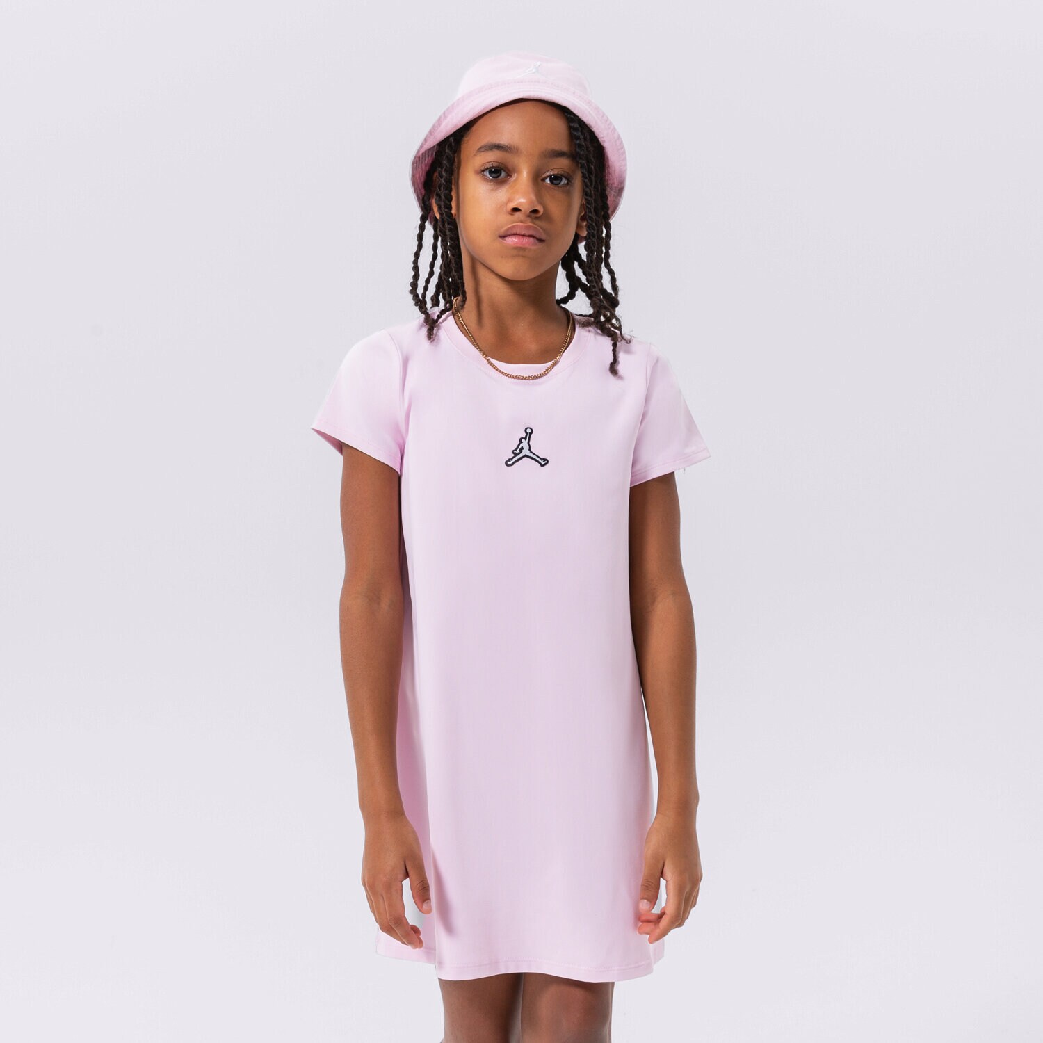 JORDAN ŠATY ESSENTIALS DRESS GIRL 45B809-A9Y RŮŽOVÁ