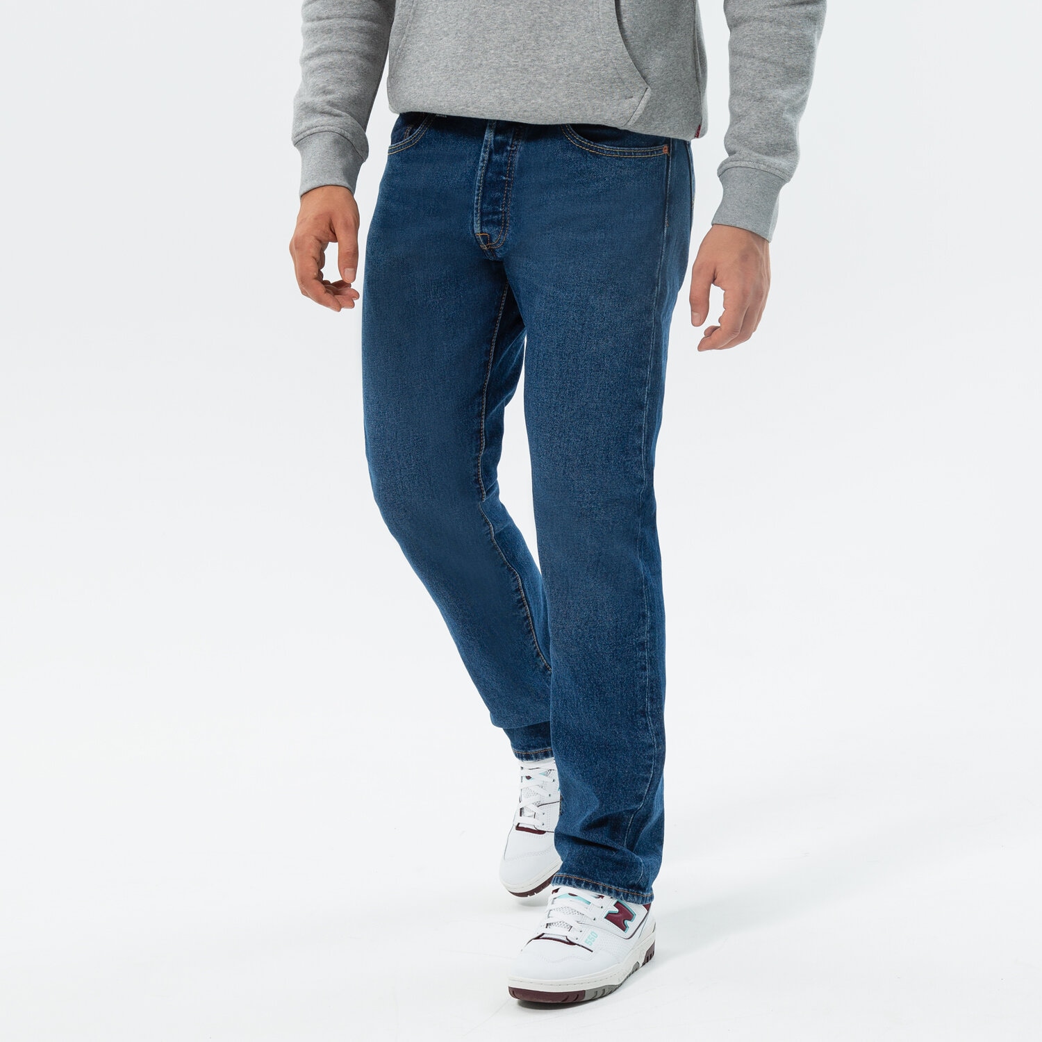 pánské kalhoty LEVI'S KALHOTY  501 '93 STRAIGHT 79830-0252 TMAVOMODRÁ