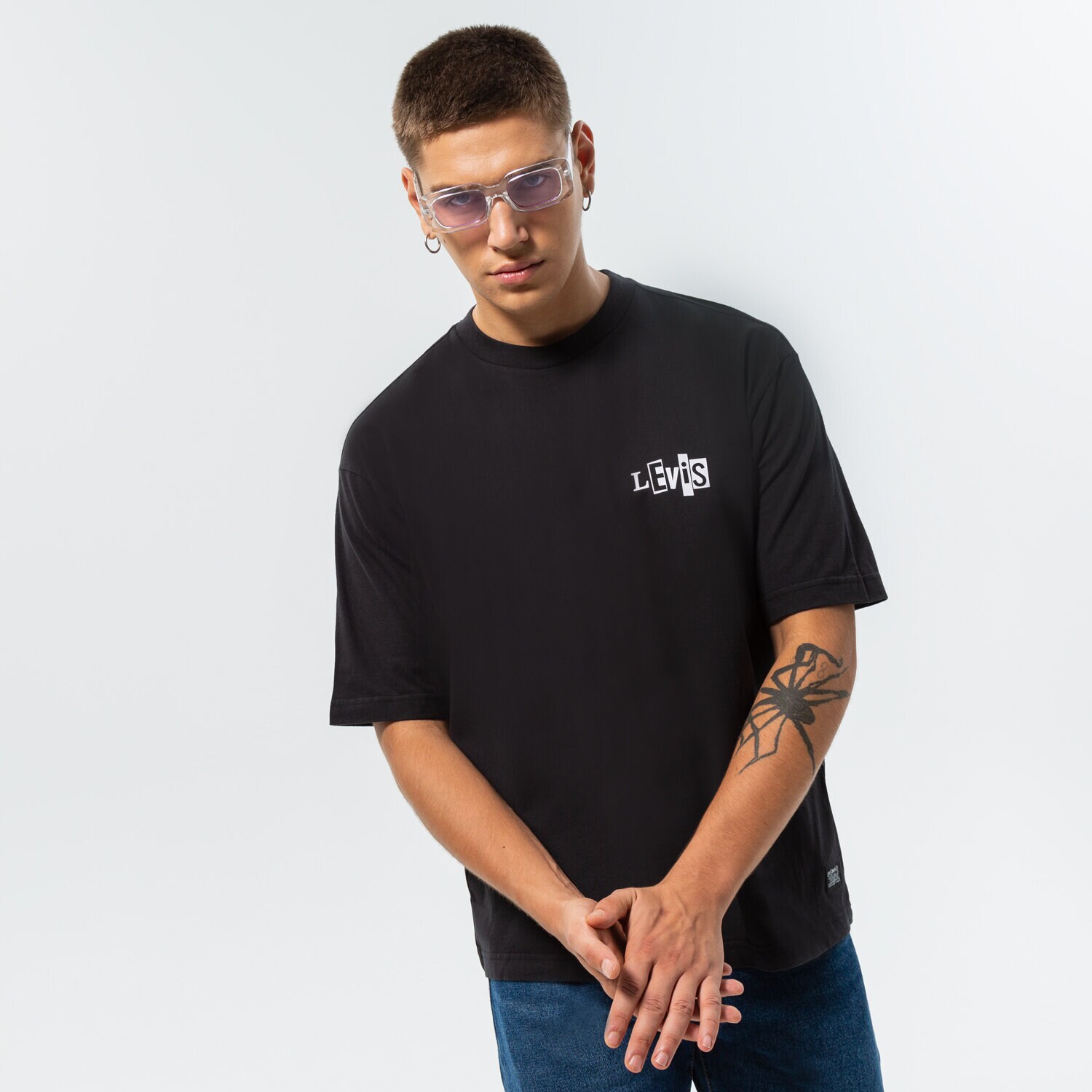 pánské tričko LEVI'S TRIČKO SKATE GRAPHIC BOX TEE A1005-0000 ČERNÁ